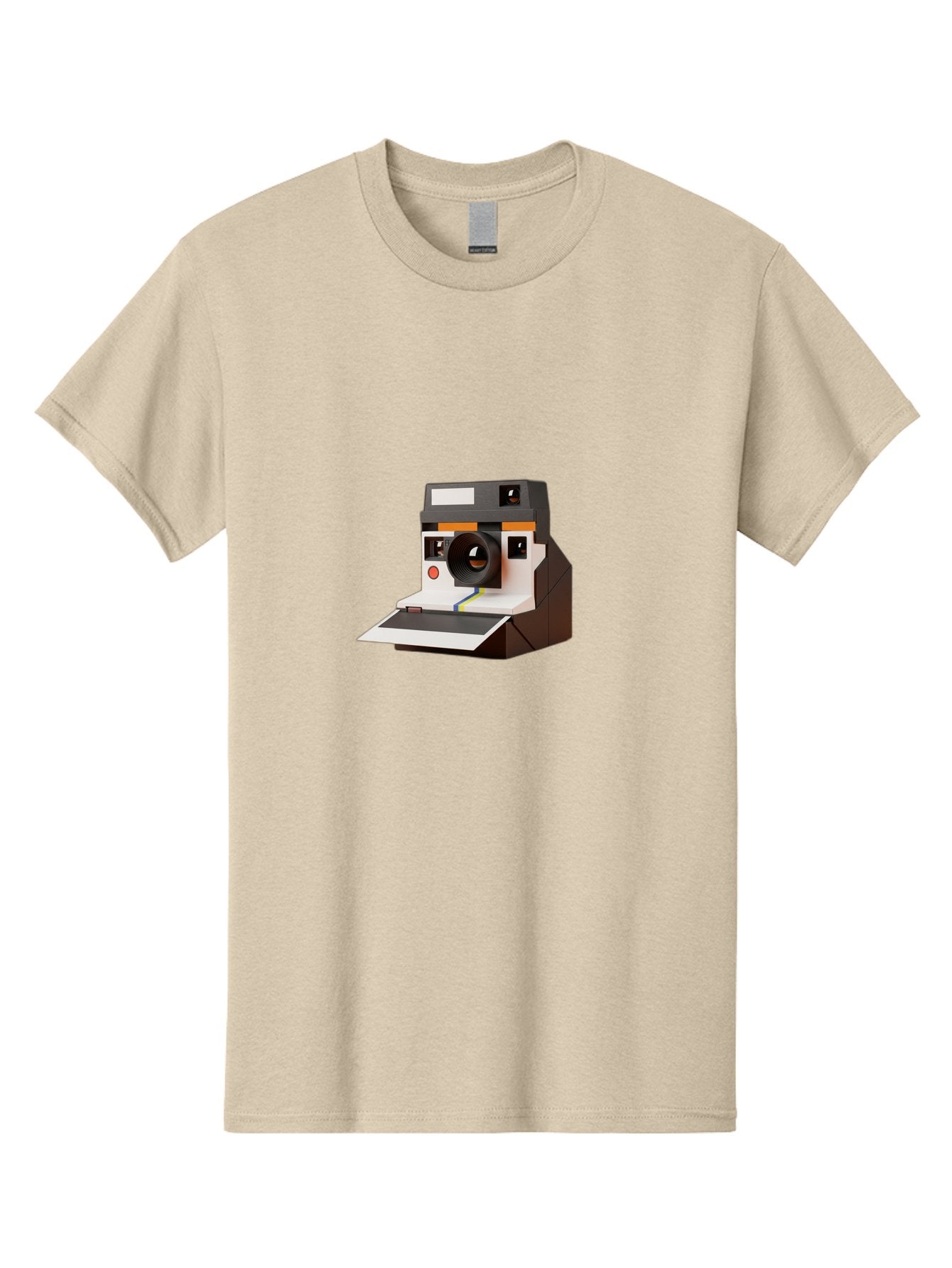 Polaroid-Camera-8 Men'S Graphic Tee, 100% Cotton, Comfortable Casual Summer Wear, Machine Washable, Vintage Camera, Instant Photography, Retro Technology, Analog Camera, Nostalgic Design, Photography Equipment, Classic Style Bae688 10