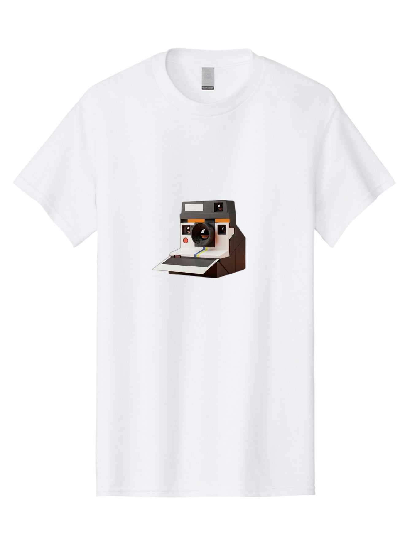 Polaroid-Camera-8 Men'S Graphic Tee, 100% Cotton, Comfortable Casual Summer Wear, Machine Washable, Vintage Camera, Instant Photography, Retro Technology, Analog Camera, Nostalgic Design, Photography Equipment, Classic Style Bae688 14
