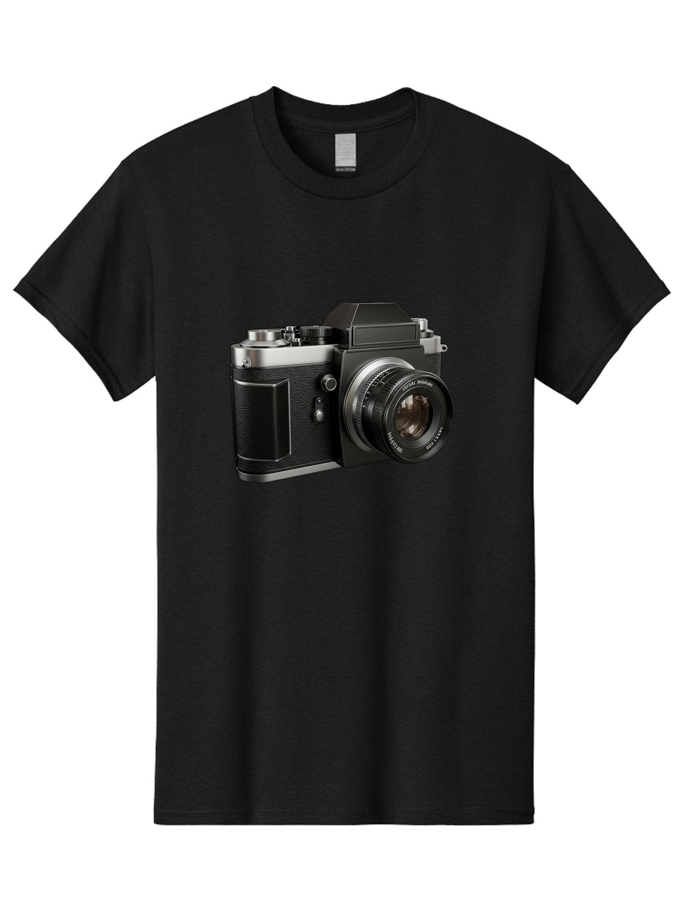Praktica Men'S Graphic Tee, 100% Cotton, Comfortable Casual Summer Wear, Machine Washable, Vintage Camera, Photography Equipment, Classic Design, Black Camera Body, Lens Details, Optical Viewfinder, Shutter Release, Photography Gear, Bae692 9
