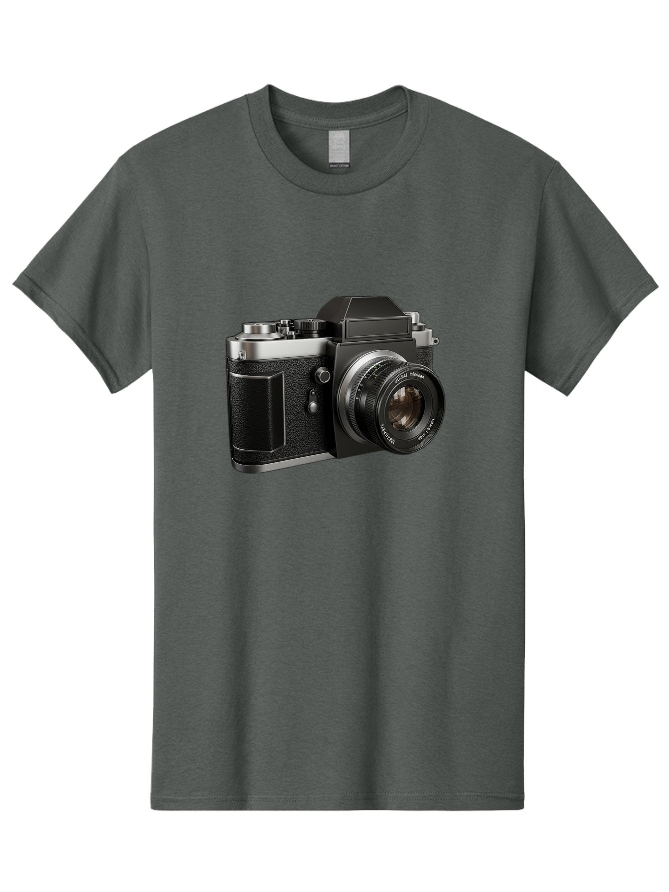 Praktica Men'S Graphic Tee, 100% Cotton, Comfortable Casual Summer Wear, Machine Washable, Vintage Camera, Photography Equipment, Classic Design, Black Camera Body, Lens Details, Optical Viewfinder, Shutter Release, Photography Gear, Bae692 6