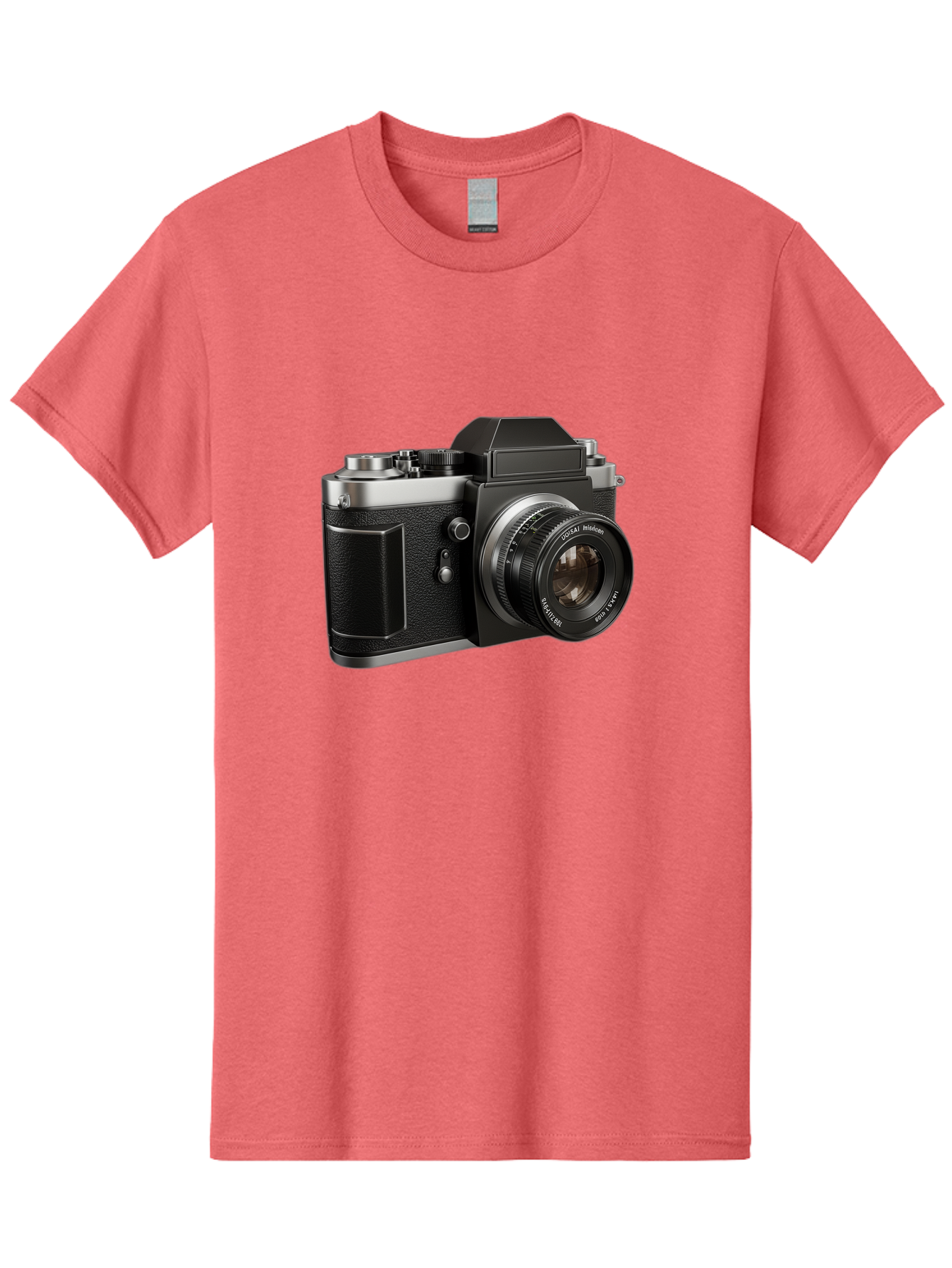 Praktica Men'S Graphic Tee, 100% Cotton, Comfortable Casual Summer Wear, Machine Washable, Vintage Camera, Photography Equipment, Classic Design, Black Camera Body, Lens Details, Optical Viewfinder, Shutter Release, Photography Gear, Bae692 14