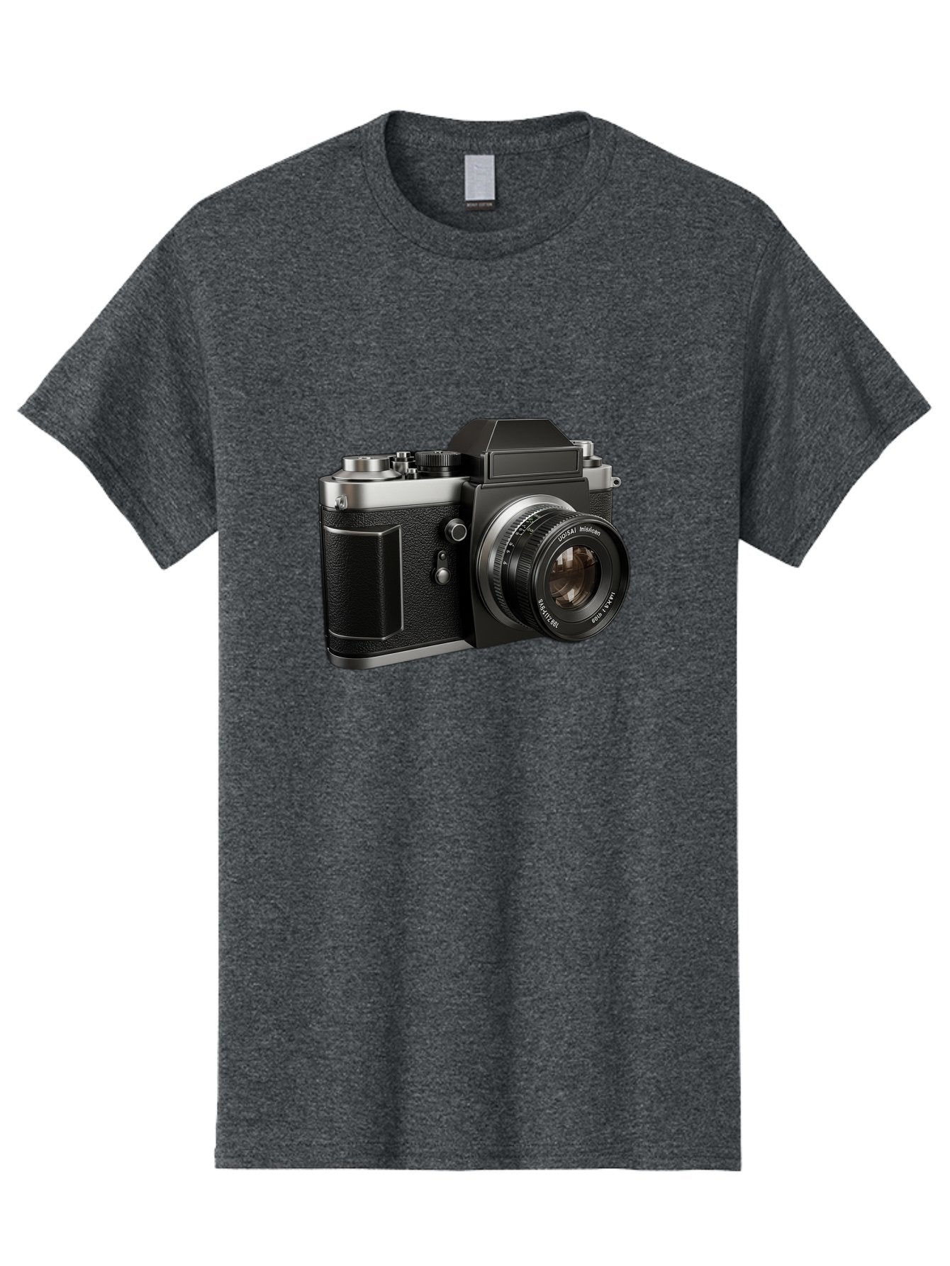 Praktica Men'S Graphic Tee, 100% Cotton, Comfortable Casual Summer Wear, Machine Washable, Vintage Camera, Photography Equipment, Classic Design, Black Camera Body, Lens Details, Optical Viewfinder, Shutter Release, Photography Gear, Bae692 3
