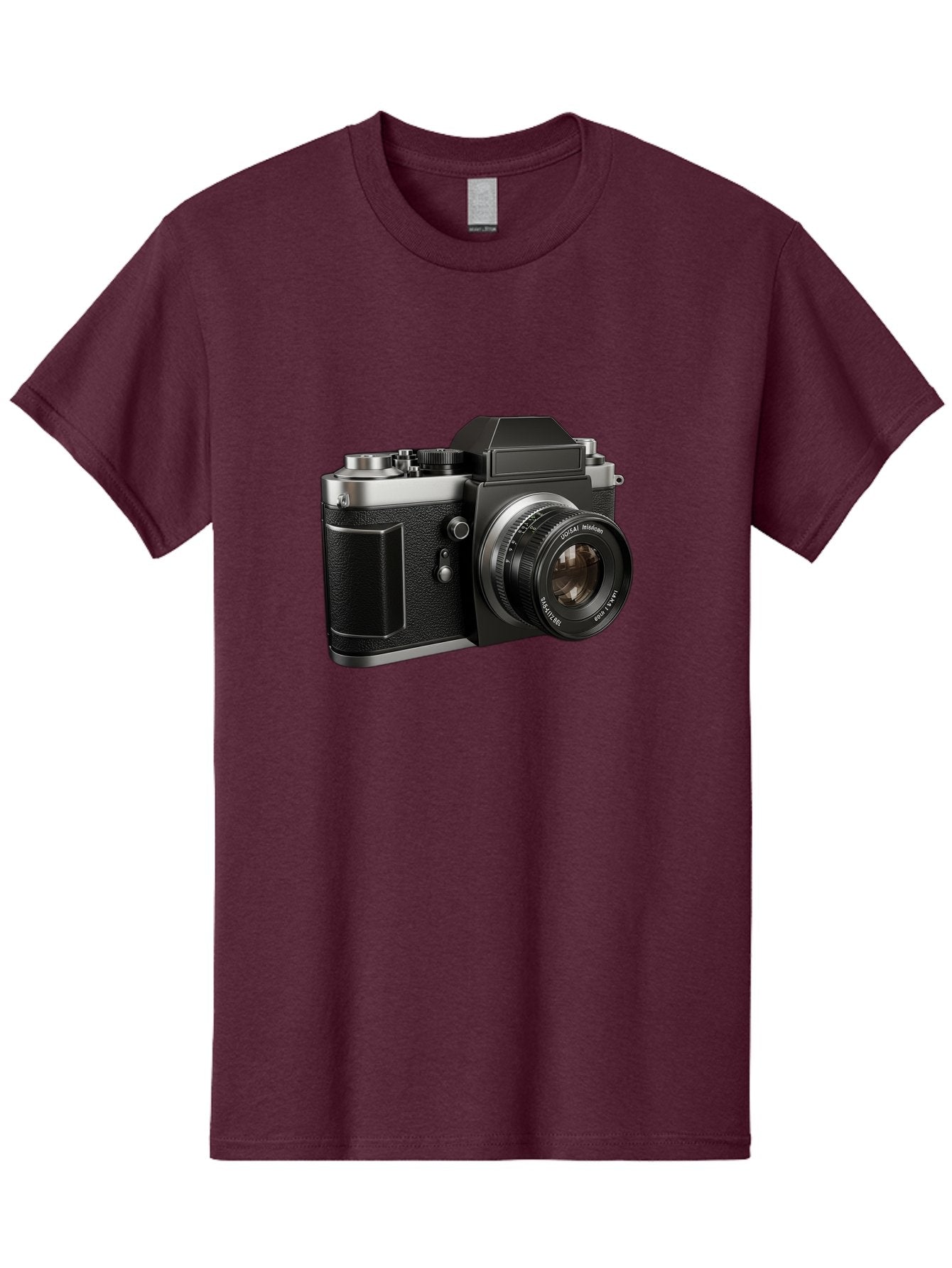 Praktica Men'S Graphic Tee, 100% Cotton, Comfortable Casual Summer Wear, Machine Washable, Vintage Camera, Photography Equipment, Classic Design, Black Camera Body, Lens Details, Optical Viewfinder, Shutter Release, Photography Gear, Bae692 8