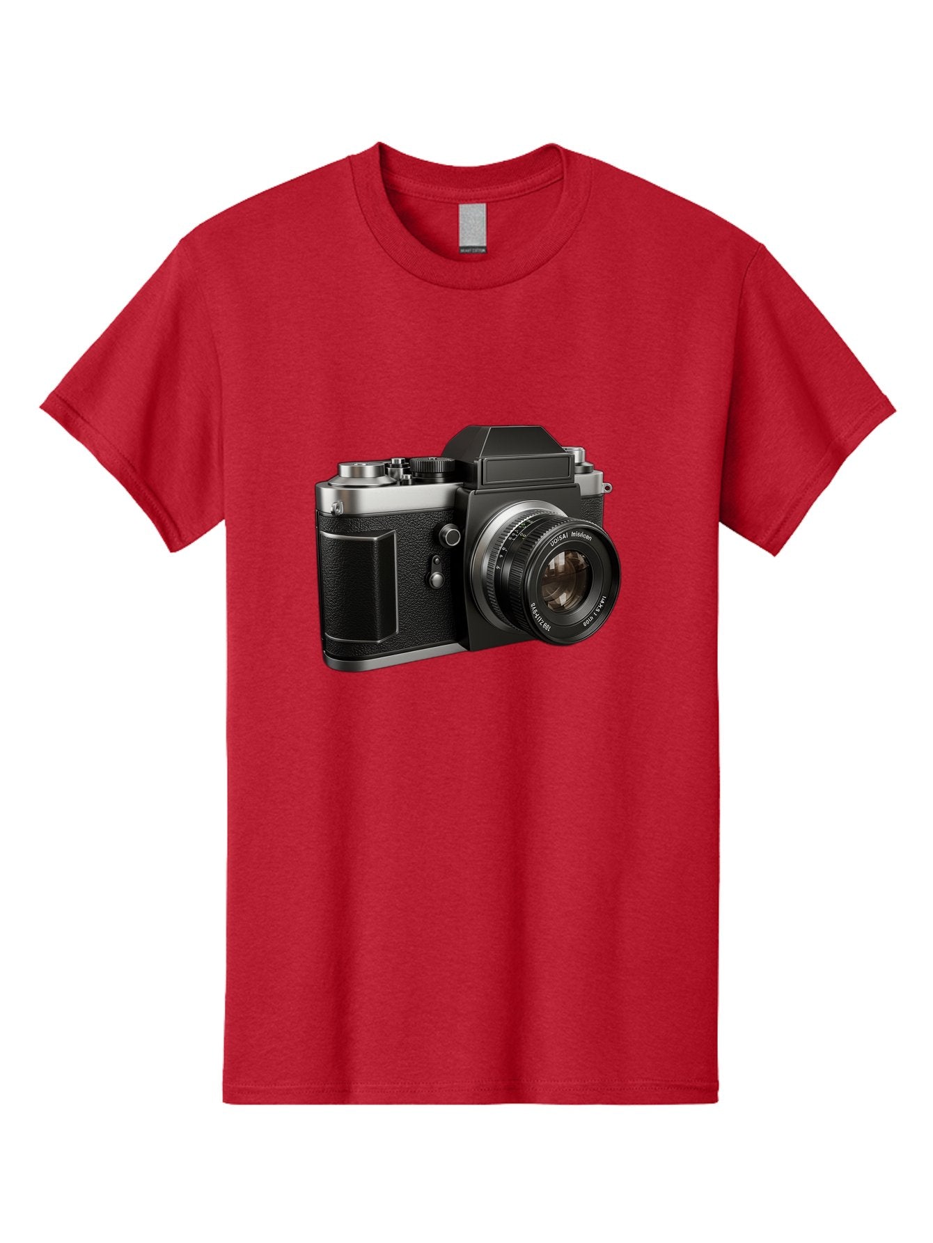 Praktica Men'S Graphic Tee, 100% Cotton, Comfortable Casual Summer Wear, Machine Washable, Vintage Camera, Photography Equipment, Classic Design, Black Camera Body, Lens Details, Optical Viewfinder, Shutter Release, Photography Gear, Bae692 12