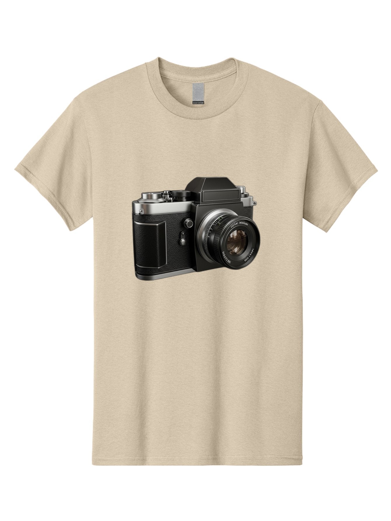 Praktica Men'S Graphic Tee, 100% Cotton, Comfortable Casual Summer Wear, Machine Washable, Vintage Camera, Photography Equipment, Classic Design, Black Camera Body, Lens Details, Optical Viewfinder, Shutter Release, Photography Gear, Bae692