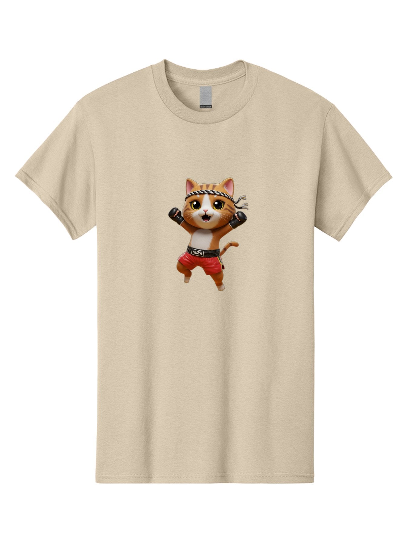Puma-Cat Men'S Graphic Tee, 100% Cotton, Comfortable Casual Summer Wear, Machine Washable, Cartoon Cat In Boxing Attire, Pudim Belt, Boxing Gloves, Determined Expression, Funny Animal Character, Playful Design, Sports-Themed Illustration, Bae694 10