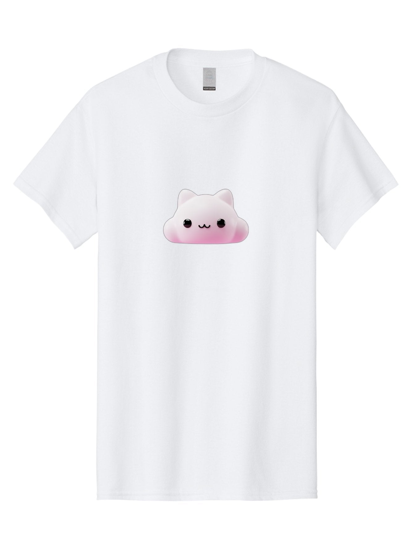 Pusheen Men'S Graphic Tee, 100% Cotton, Comfortable Casual Summer Wear, Machine Washable, Pink Cat, Squishmallow, Plush Toy, Soft Toy, Cute Cat, Adorable Face, Kawaii, Cuddly Toy, Pastel Pink, Sweet Expression, Cartoon Cat Bae696 4