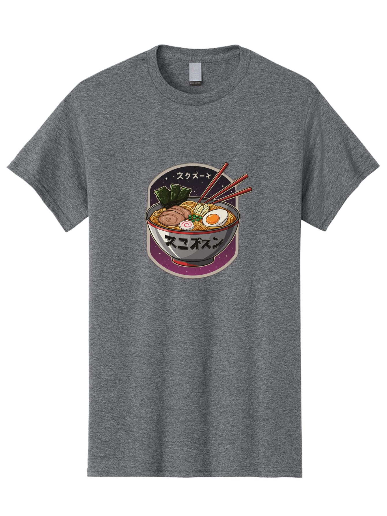 Ramen-6 Men'S Graphic Tee, 100% Cotton, Comfortable Casual Summer Wear, Machine Washable, Steaming Bowl Of Ramen, Noodles, Sliced Pork, Boiled Egg, Green Onions, Seaweed, Chopsticks, Japanese Cuisine, Asian Food, Comfort Meal, Savory Flavors, Bae703 3