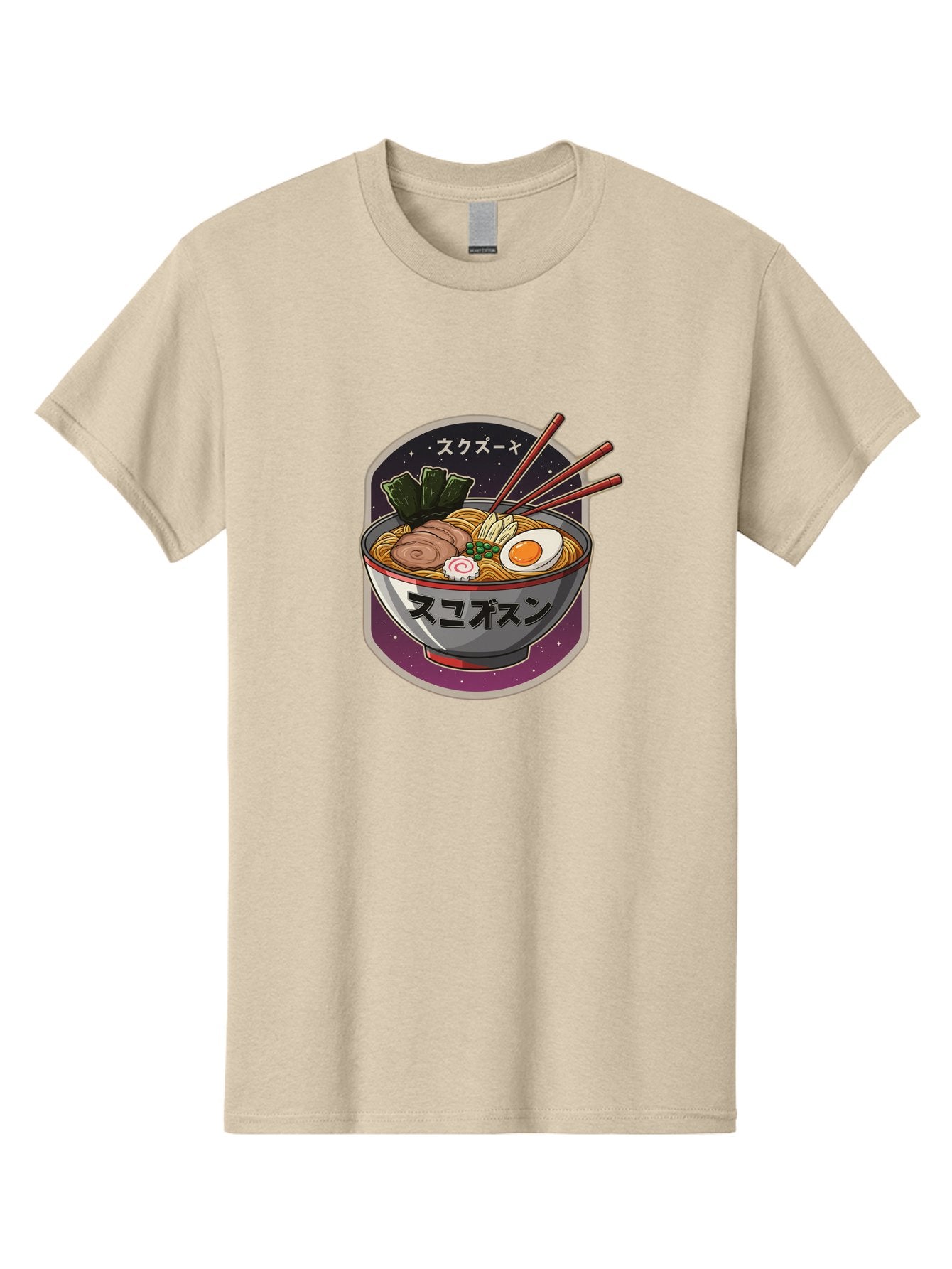 Ramen-6 Men'S Graphic Tee, 100% Cotton, Comfortable Casual Summer Wear, Machine Washable, Steaming Bowl Of Ramen, Noodles, Sliced Pork, Boiled Egg, Green Onions, Seaweed, Chopsticks, Japanese Cuisine, Asian Food, Comfort Meal, Savory Flavors, Bae703 4