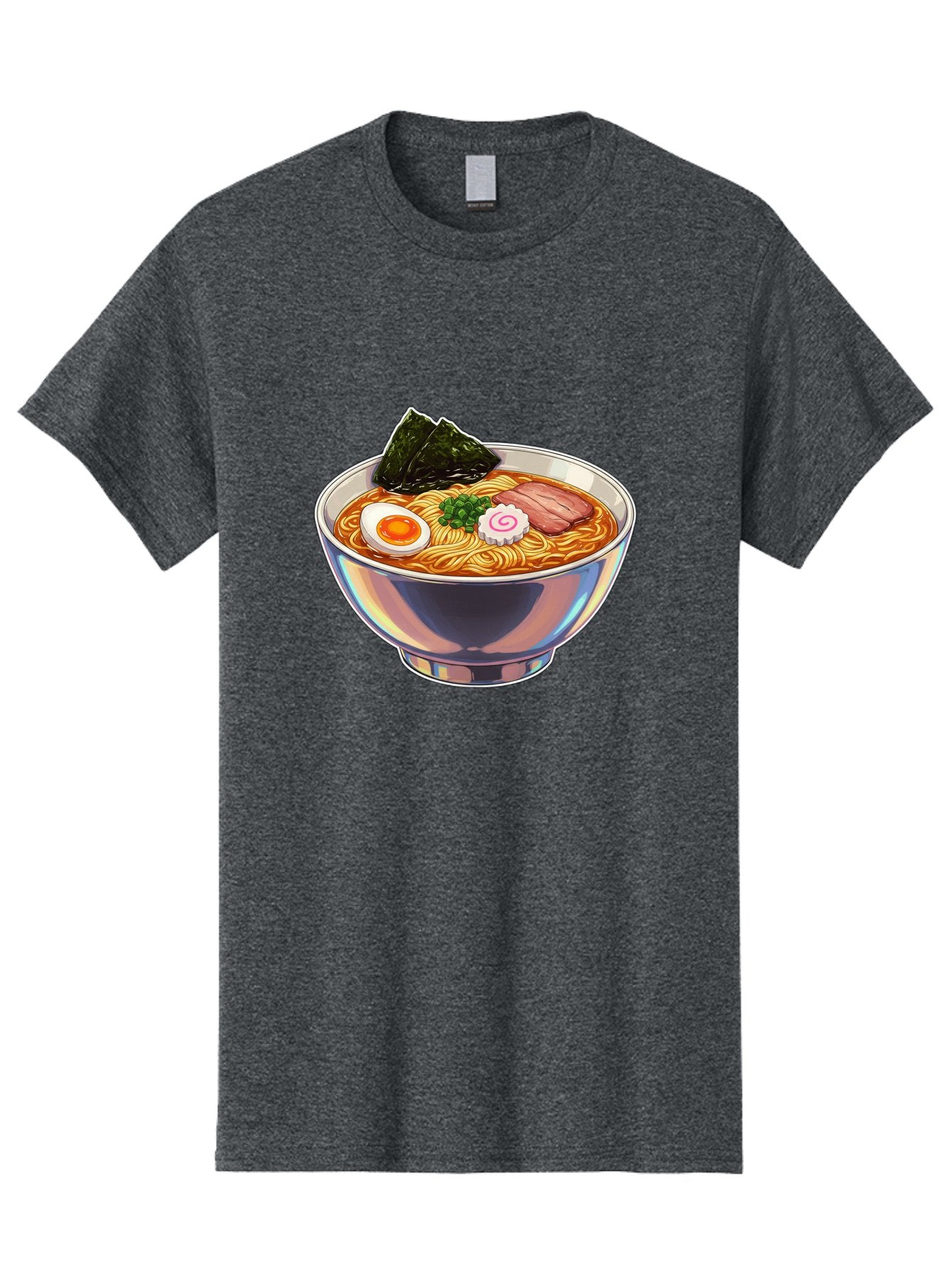 Ramen-8 Men'S Graphic Tee, 100% Cotton, Comfortable Casual Summer Wear, Machine Washable, Bowl Of Ramen, Japanese Cuisine, Egg, Seaweed, Pork, Noodles, Savory Broth, Appetizing Meal, Food Illustration, Delicious Dish Bae705 13