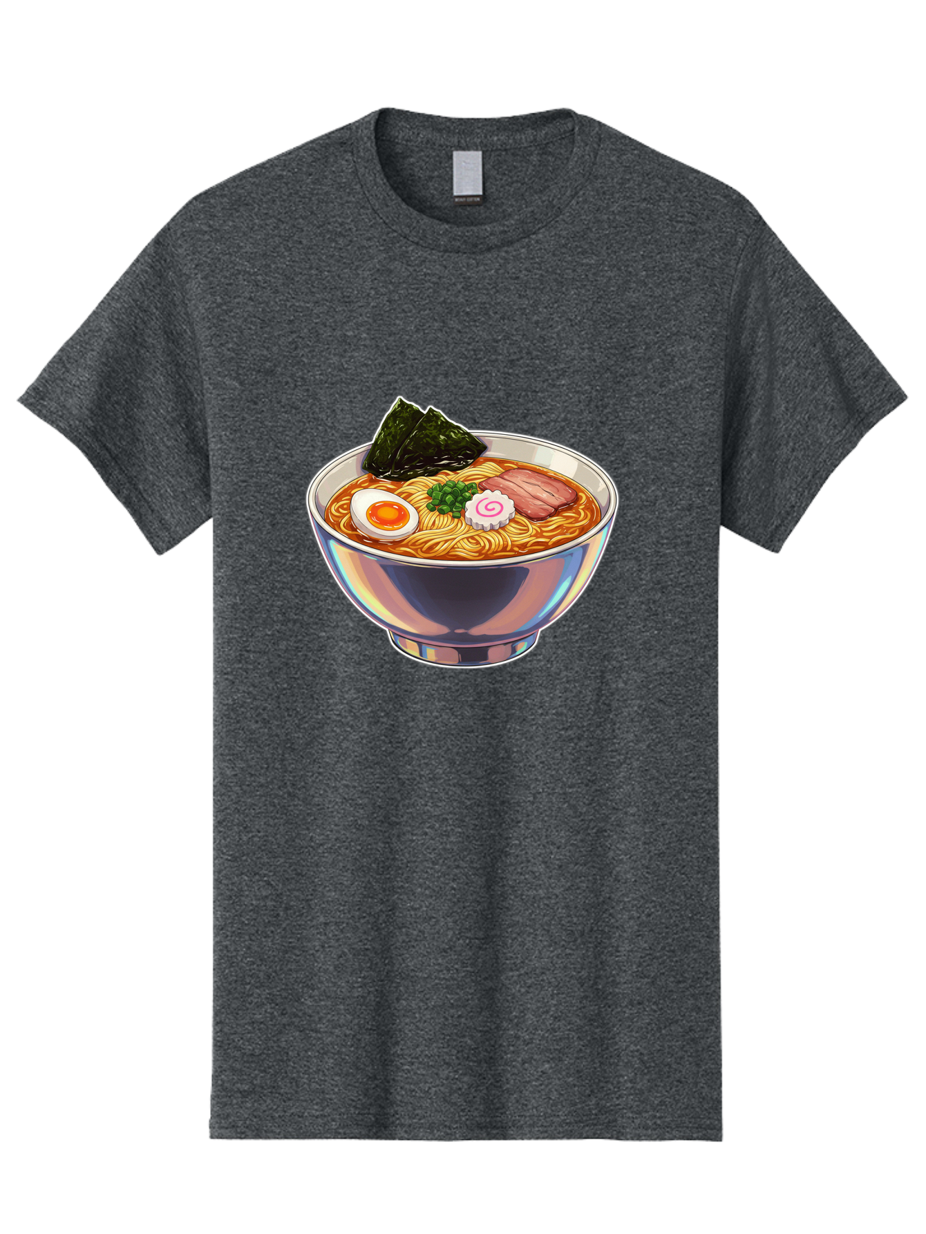 Ramen-8 Men'S Graphic Tee, 100% Cotton, Comfortable Casual Summer Wear, Machine Washable, Bowl Of Ramen, Japanese Cuisine, Egg, Seaweed, Pork, Noodles, Savory Broth, Appetizing Meal, Food Illustration, Delicious Dish Bae705 15