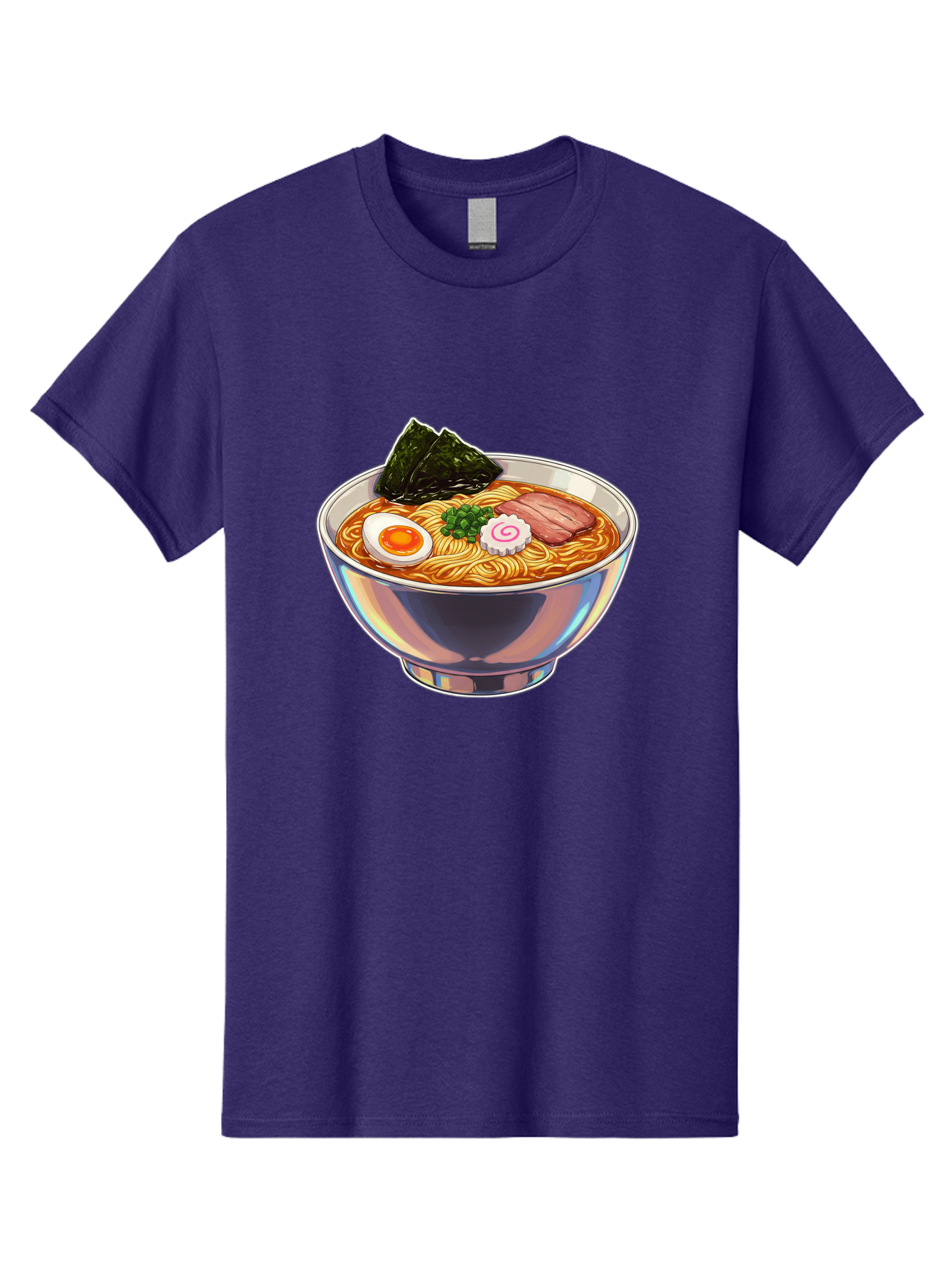 Ramen-8 Men'S Graphic Tee, 100% Cotton, Comfortable Casual Summer Wear, Machine Washable, Bowl Of Ramen, Japanese Cuisine, Egg, Seaweed, Pork, Noodles, Savory Broth, Appetizing Meal, Food Illustration, Delicious Dish Bae705 7