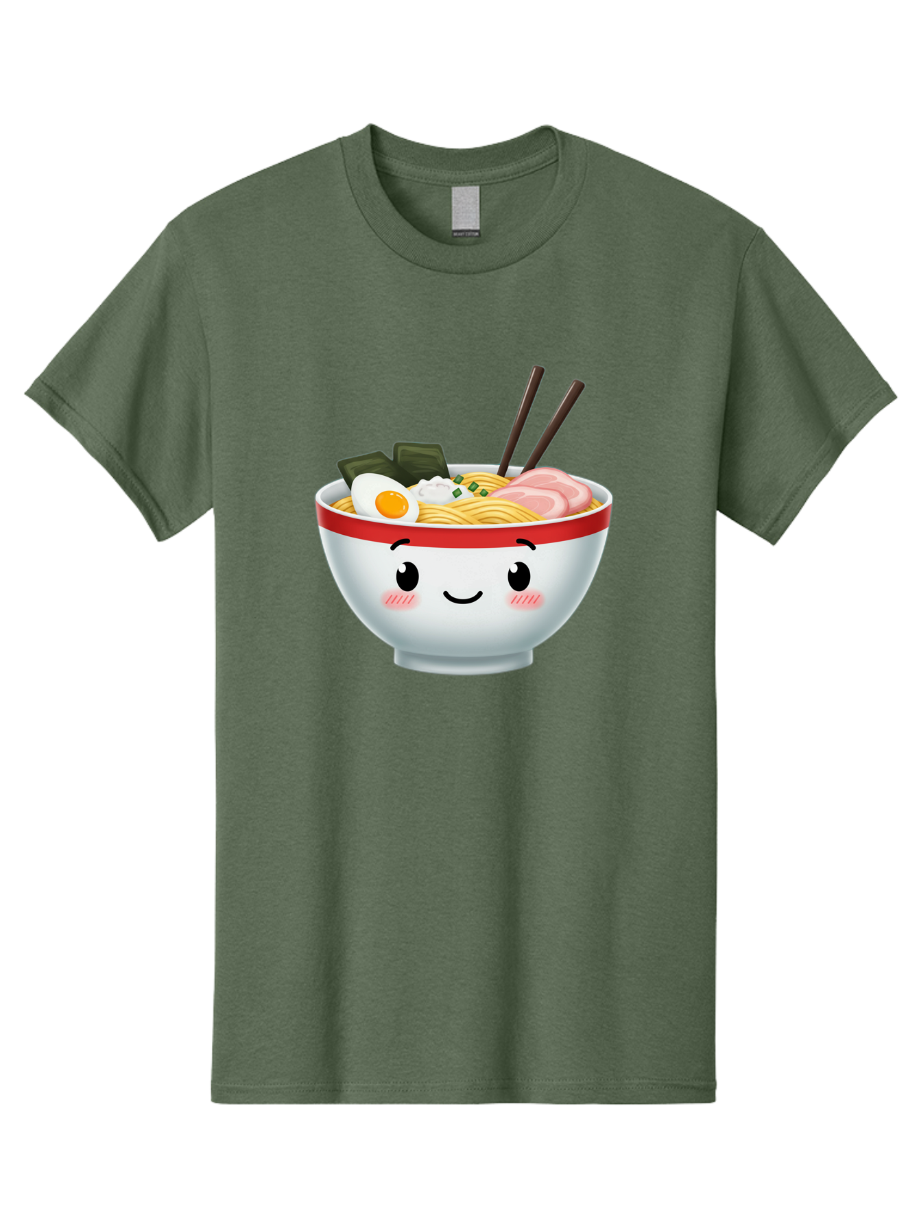 Ramen-Bowl-4 Men'S Graphic Tee, 100% Cotton, Comfortable Casual Summer Wear, Machine Washable, Japanese Ramen, Steaming Hot Noodles, Boiled Egg, Seaweed, Pork Slices, Chopsticks, Kawaii Cartoon, Foodie, Tasty Meal, Delicious Cuisine, Bae709 14
