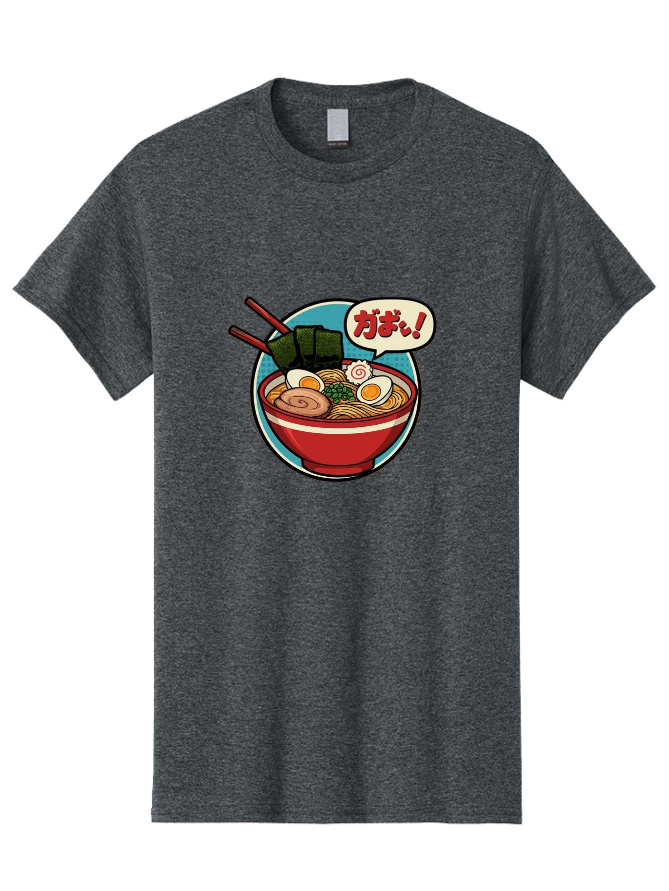 Ramen-Bowl-6 Men'S Graphic Tee, 100% Cotton, Comfortable Casual Summer Wear, Machine Washable, Ramen, Bowl Of Noodles, Japanese Cuisine, Egg, Seaweed, Food Illustration, Cartoon-Style, Chopsticks, Spiral Pattern, Boiled Egg, Savory Dish Bae711 15