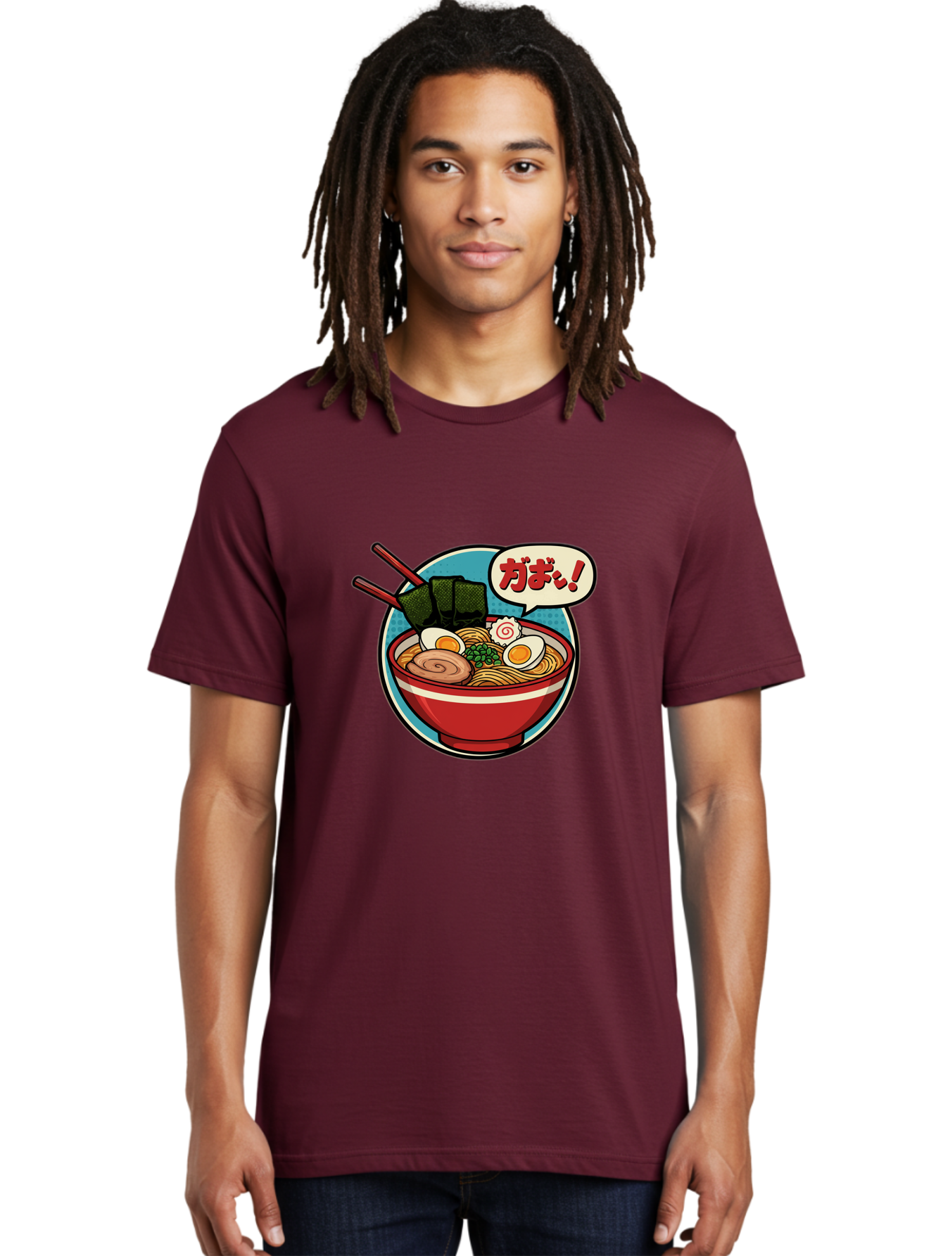 Ramen-Bowl-6 Men'S Graphic Tee, 100% Cotton, Comfortable Casual Summer Wear, Machine Washable, Ramen, Bowl Of Noodles, Japanese Cuisine, Egg, Seaweed, Food Illustration, Cartoon-Style, Chopsticks, Spiral Pattern, Boiled Egg, Savory Dish Bae711 20