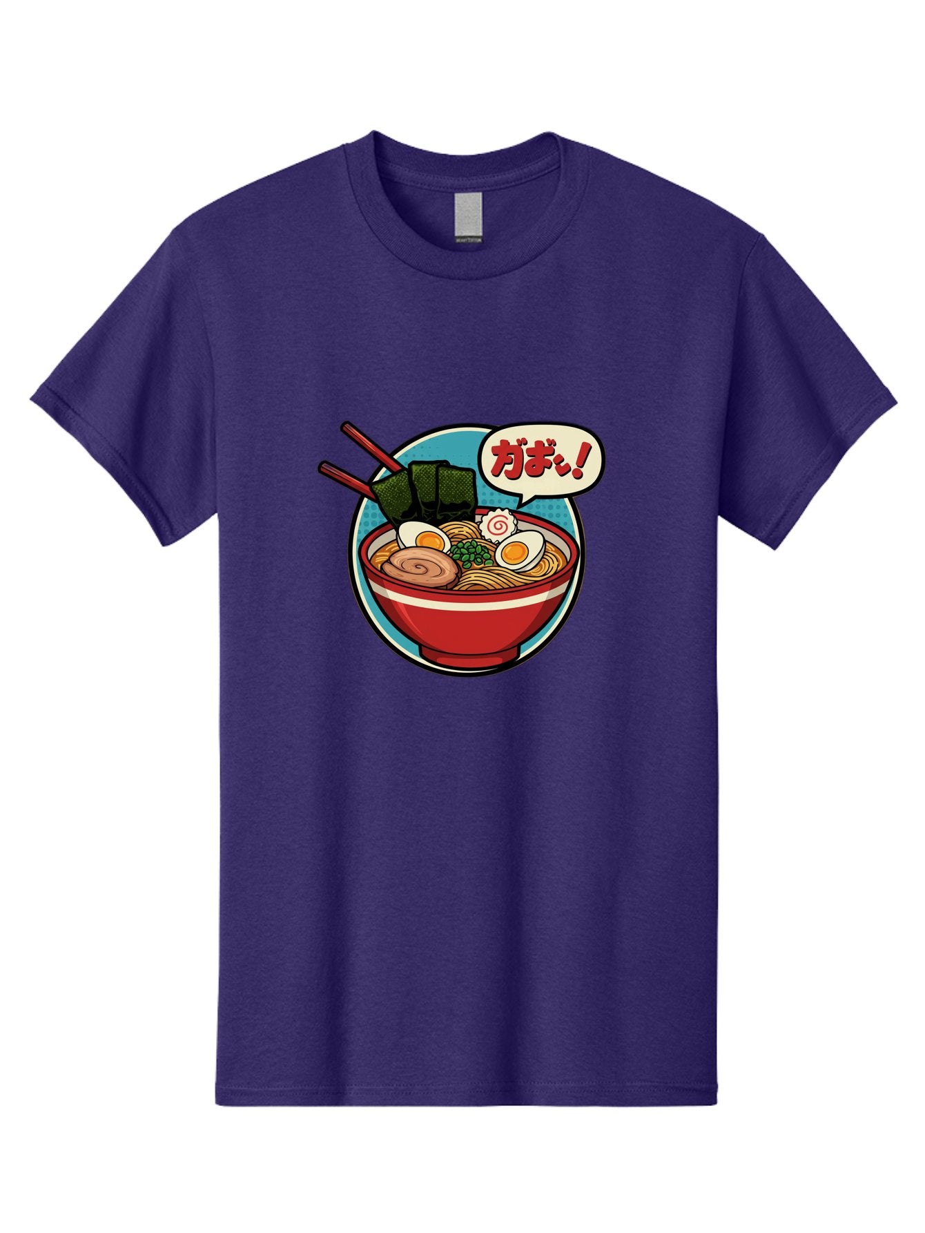 Ramen-Bowl-6 Men'S Graphic Tee, 100% Cotton, Comfortable Casual Summer Wear, Machine Washable, Ramen, Bowl Of Noodles, Japanese Cuisine, Egg, Seaweed, Food Illustration, Cartoon-Style, Chopsticks, Spiral Pattern, Boiled Egg, Savory Dish Bae711 14