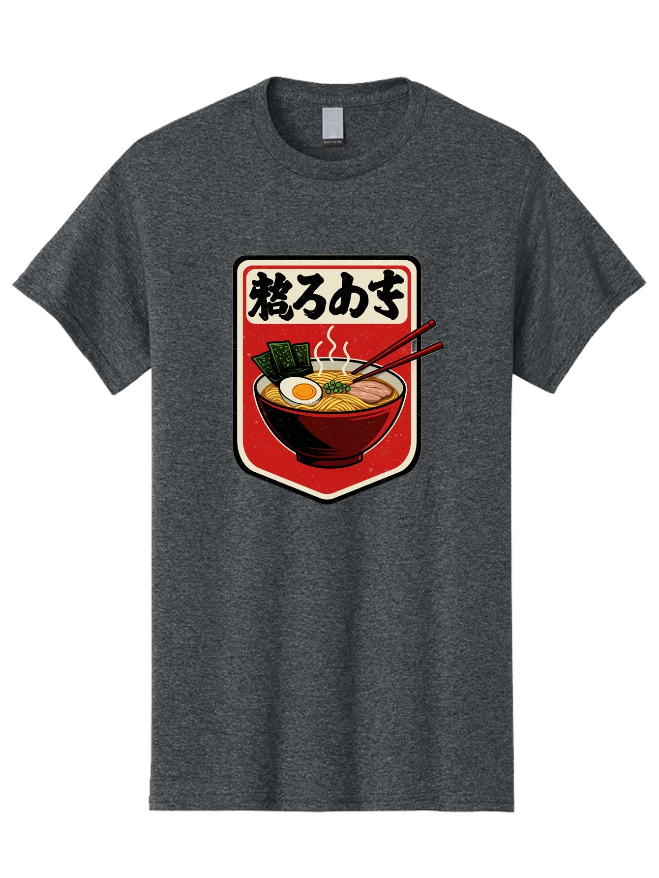 Ramen-Bowl-Aesthetic Men'S Graphic Tee, 100% Cotton, Comfortable Casual Summer Wear, Machine Washable, Steaming Hot Ramen, Japanese Cuisine, Noodle Soup, Egg And Seaweed Toppings, Chopsticks, Kakarou Mushi, Savory Broth, Asian Food, Bae712 9