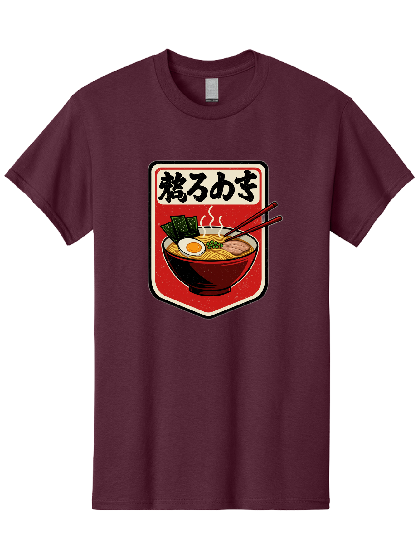 Ramen-Bowl-Aesthetic Men'S Graphic Tee, 100% Cotton, Comfortable Casual Summer Wear, Machine Washable, Steaming Hot Ramen, Japanese Cuisine, Noodle Soup, Egg And Seaweed Toppings, Chopsticks, Kakarou Mushi, Savory Broth, Asian Food, Bae712 13