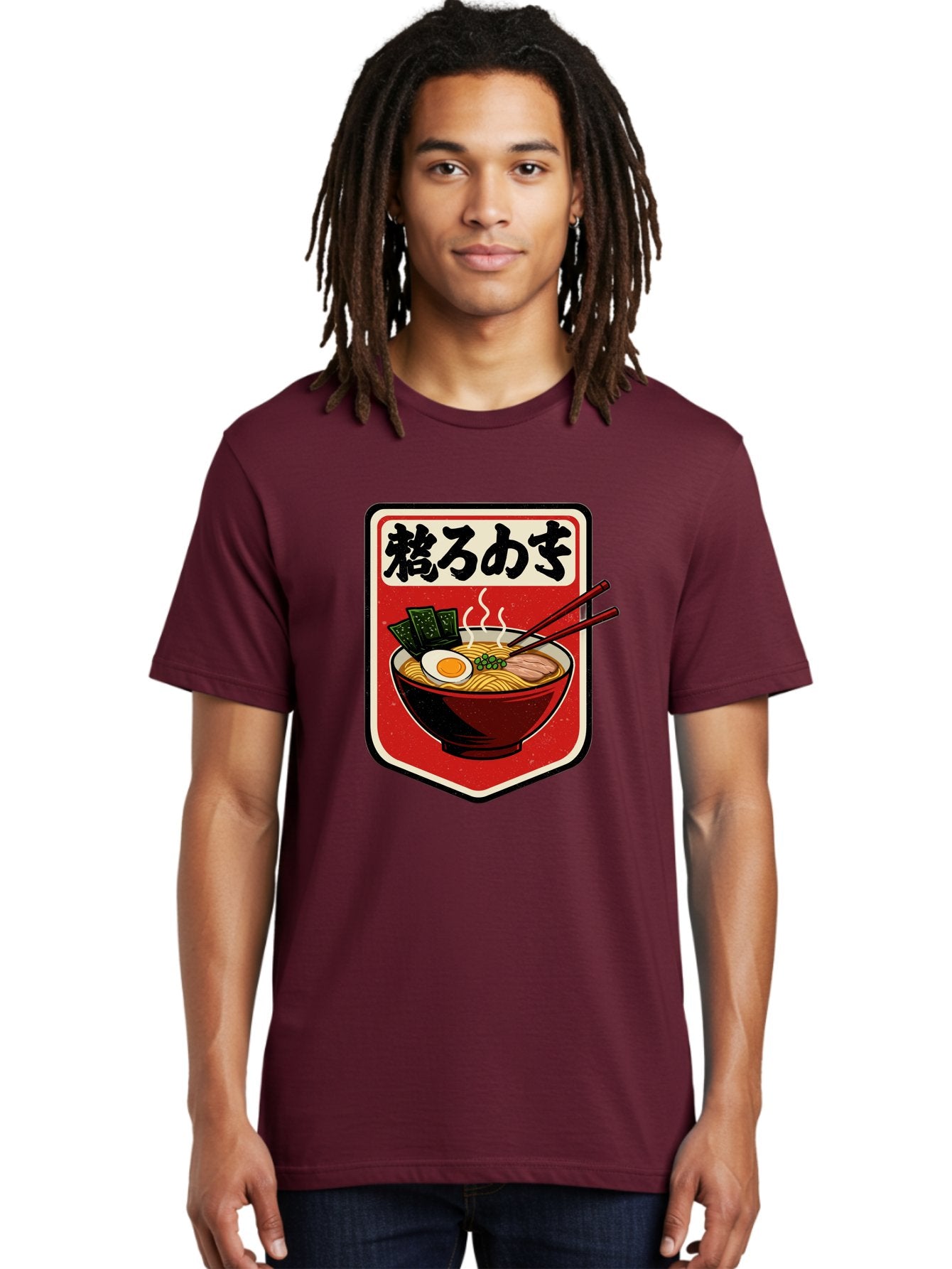 Ramen-Bowl-Aesthetic Men'S Graphic Tee, 100% Cotton, Comfortable Casual Summer Wear, Machine Washable, Steaming Hot Ramen, Japanese Cuisine, Noodle Soup, Egg And Seaweed Toppings, Chopsticks, Kakarou Mushi, Savory Broth, Asian Food, Bae712 16