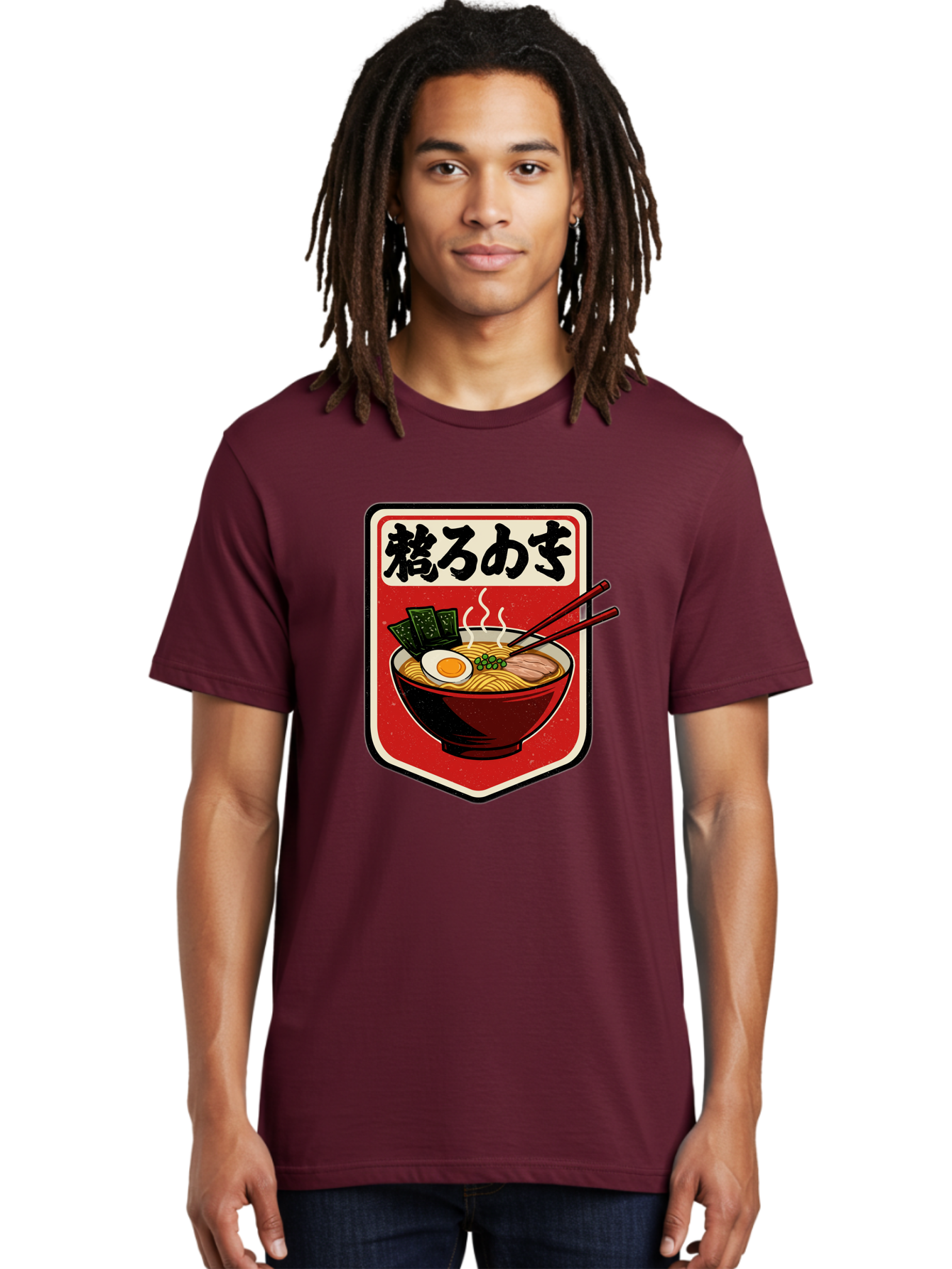 Ramen-Bowl-Aesthetic Men'S Graphic Tee, 100% Cotton, Comfortable Casual Summer Wear, Machine Washable, Steaming Hot Ramen, Japanese Cuisine, Noodle Soup, Egg And Seaweed Toppings, Chopsticks, Kakarou Mushi, Savory Broth, Asian Food, Bae712 28