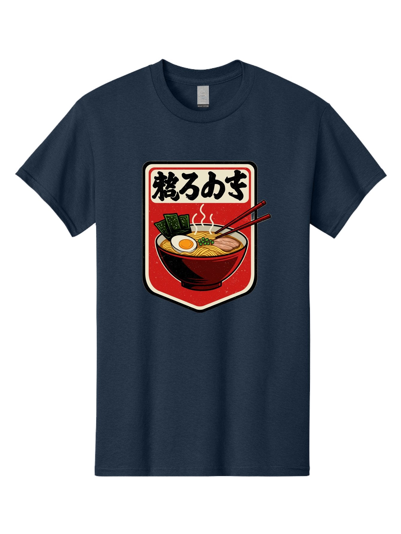 Ramen-Bowl-Aesthetic Men'S Graphic Tee, 100% Cotton, Comfortable Casual Summer Wear, Machine Washable, Steaming Hot Ramen, Japanese Cuisine, Noodle Soup, Egg And Seaweed Toppings, Chopsticks, Kakarou Mushi, Savory Broth, Asian Food, Bae712 8