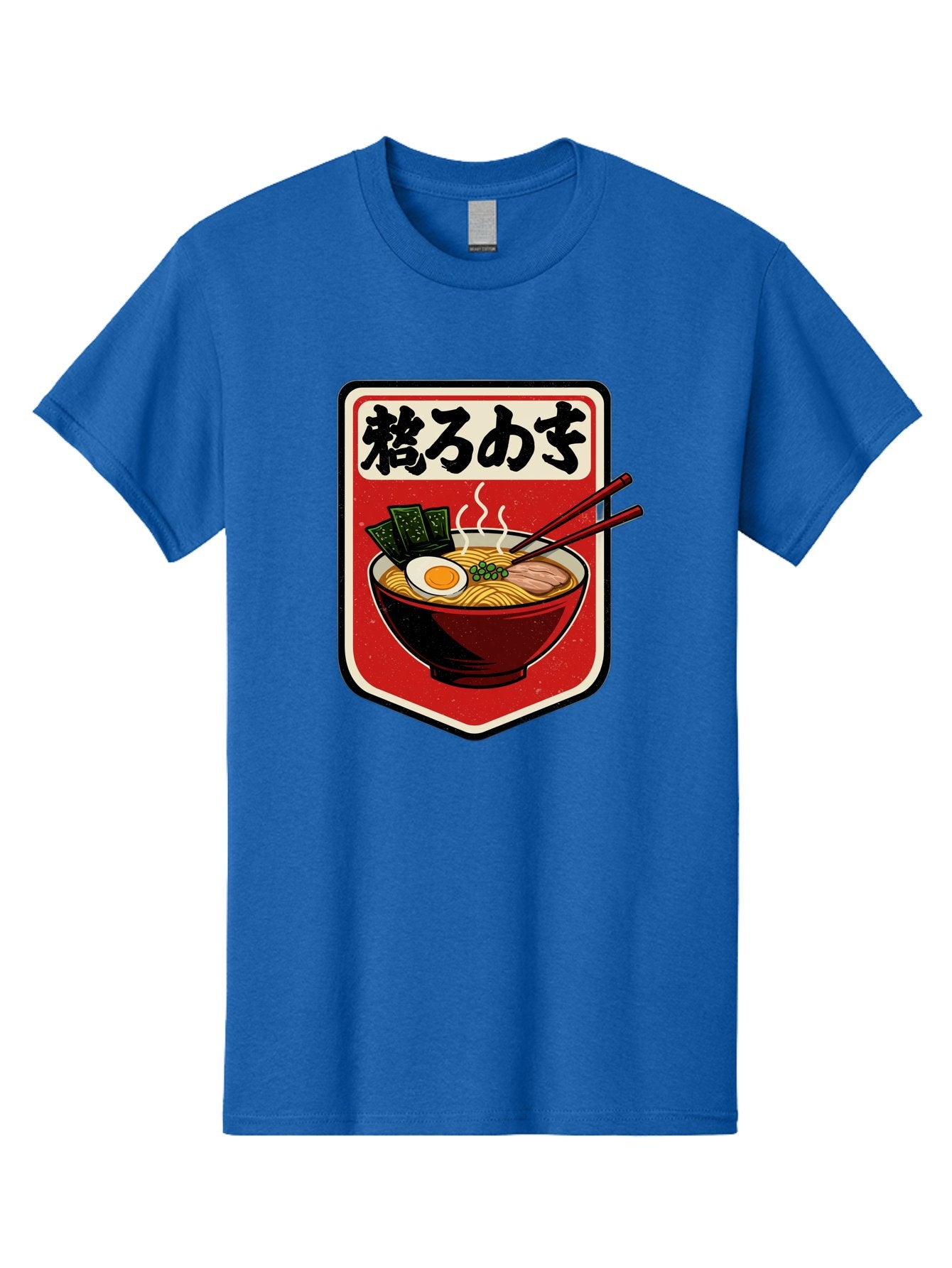 Ramen-Bowl-Aesthetic Men'S Graphic Tee, 100% Cotton, Comfortable Casual Summer Wear, Machine Washable, Steaming Hot Ramen, Japanese Cuisine, Noodle Soup, Egg And Seaweed Toppings, Chopsticks, Kakarou Mushi, Savory Broth, Asian Food, Bae712 6