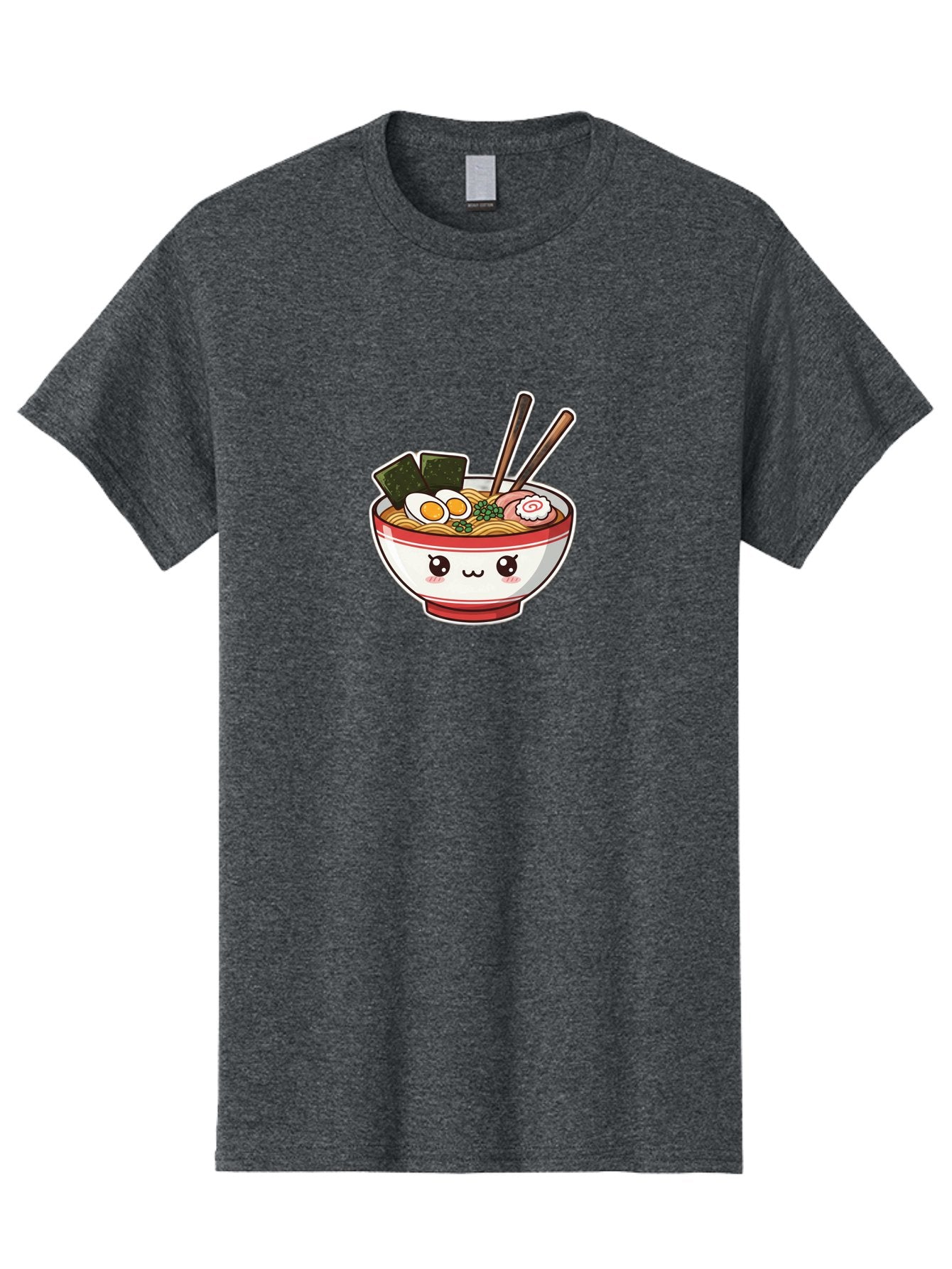 Ramen-Noodle-Bowl-1 Men'S Graphic Tee, 100% Cotton, Comfortable Casual Summer Wear, Machine Washable, Bowl Of Ramen, Steaming Noodles, Soft-Boiled Egg, Seaweed, Cartoon Bowl, Kawaii Food, Japanese Cuisine, Cute Illustration, Foodie Graphics, Bae714 15
