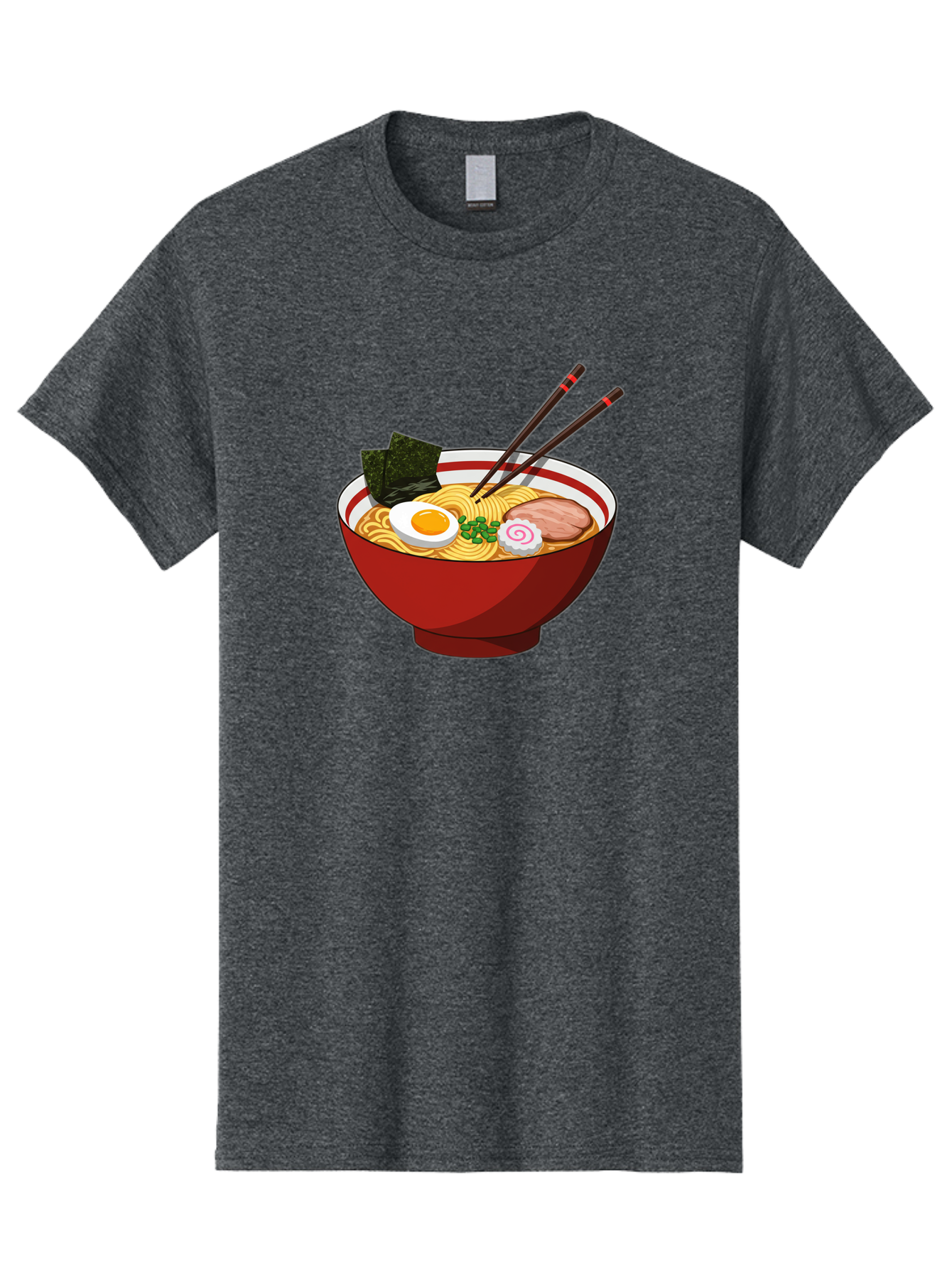 Ramen-Noodle-Bowl-2 Men'S Graphic Tee, 100% Cotton, Comfortable Casual Summer Wear, Machine Washable, Steaming Bowl Of Ramen, Japanese Noodle Soup, Boiled Egg, Sliced Pork, Seaweed, Green Onions, Chopsticks, Asian Cuisine, Noodle Dish, Bae715 13