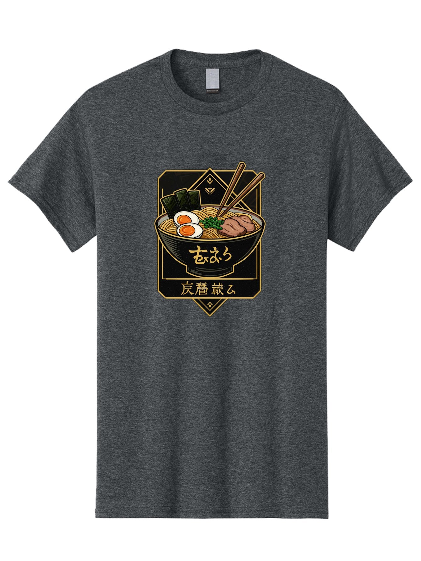 Ramen-Noodles-2 Men'S Graphic Tee, 100% Cotton, Comfortable Casual Summer Wear, Machine Washable, Bowl Of Ramen, Japanese Noodles, Soft-Boiled Egg, Seaweed, Pork Slices, Chopsticks, Japanese Cuisine, Ramen Bowl, Noodle Soup, Savory Dish, Bae719