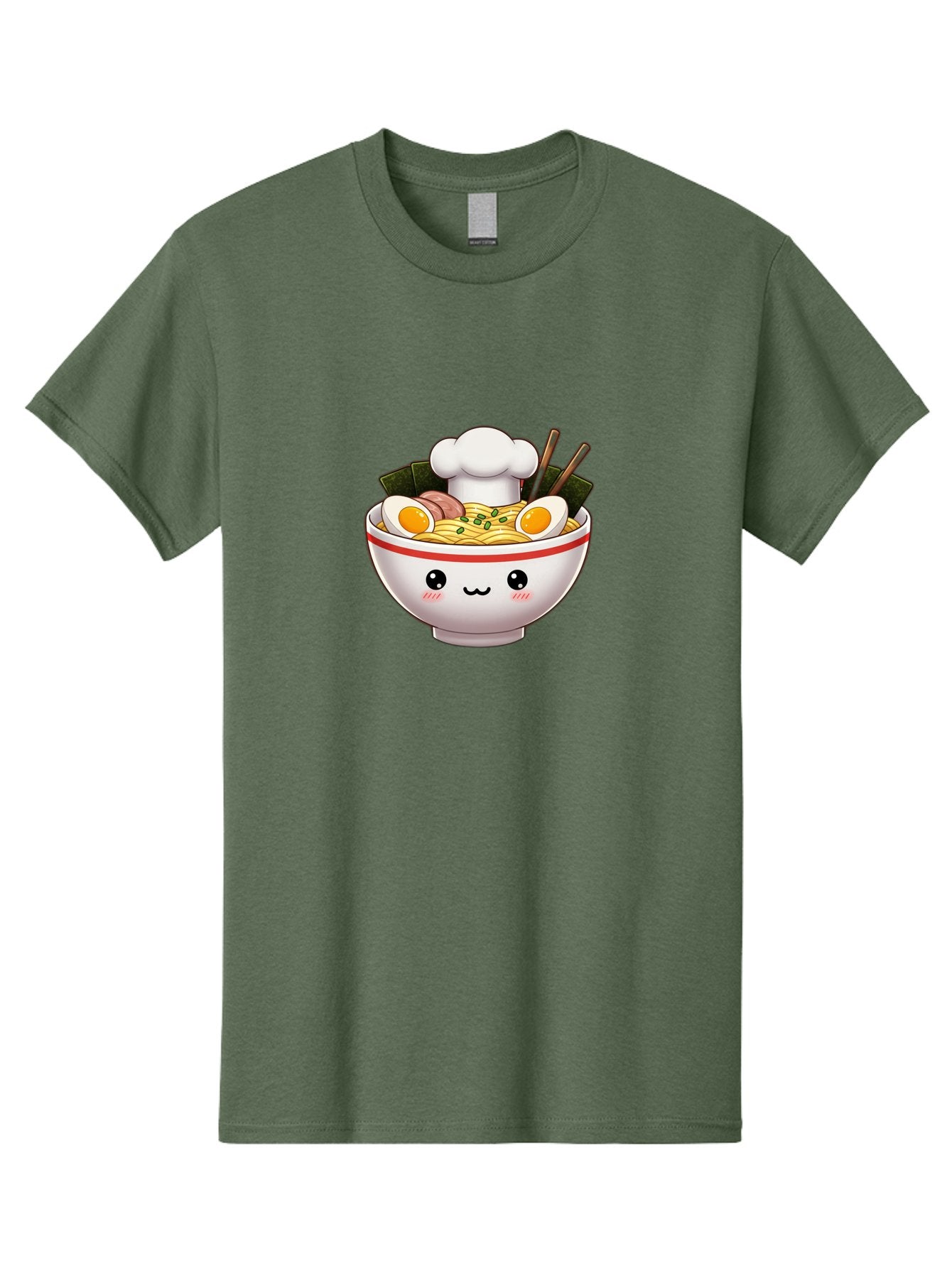 Ramen Men'S Graphic Tee, 100% Cotton, Comfortable Casual Summer Wear, Machine Washable, Cartoon Ramen Bowl, Anime Style Food, Kawaii Character, Delicious Noodles, Boiled Egg, Chopsticks, Savory Meat, Cute Illustration, Japanese Cuisine, Bae728 10