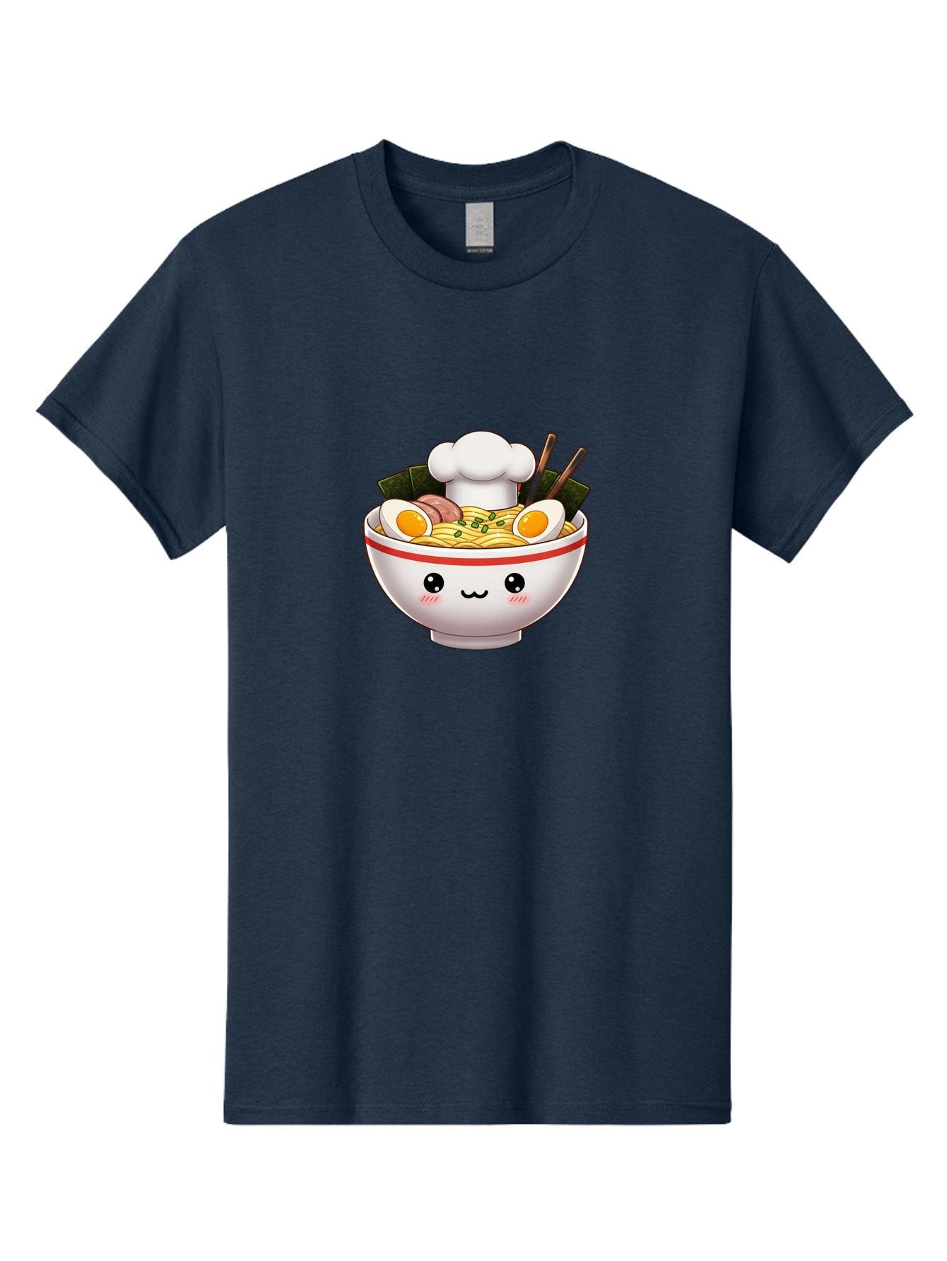 Ramen Men'S Graphic Tee, 100% Cotton, Comfortable Casual Summer Wear, Machine Washable, Cartoon Ramen Bowl, Anime Style Food, Kawaii Character, Delicious Noodles, Boiled Egg, Chopsticks, Savory Meat, Cute Illustration, Japanese Cuisine, Bae728 14