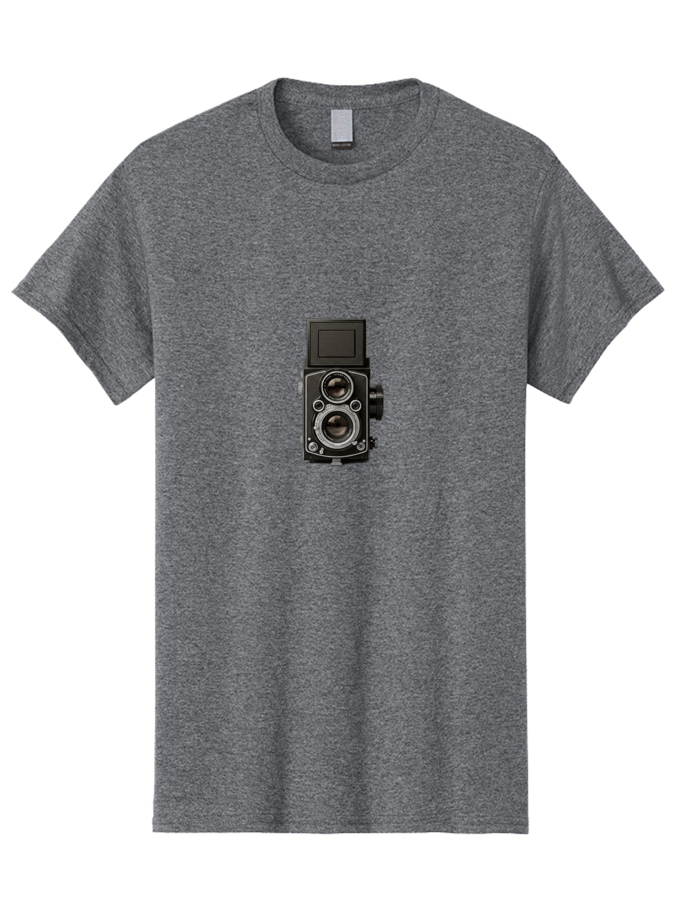 Rolleiflex-Camera Men'S Graphic Tee, 100% Cotton, Comfortable Casual Summer Wear, Machine Washable, Twin Lens Reflex Camera, Vintage Photography, Retro Camera, Photography Equipment, Film Camera, Classic Design, Nostalgic Photography Bae729 12