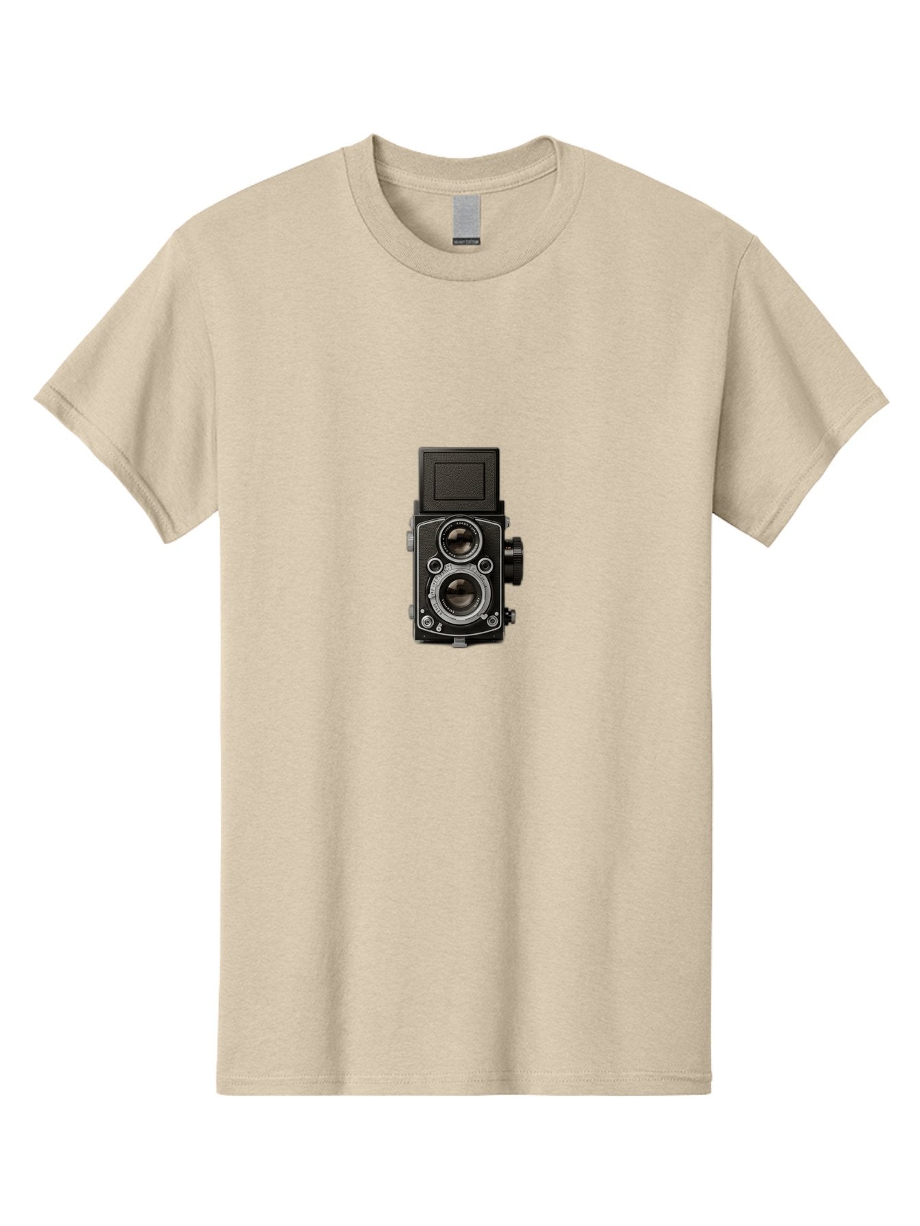 Rolleiflex-Camera Men'S Graphic Tee, 100% Cotton, Comfortable Casual Summer Wear, Machine Washable, Twin Lens Reflex Camera, Vintage Photography, Retro Camera, Photography Equipment, Film Camera, Classic Design, Nostalgic Photography Bae729 7