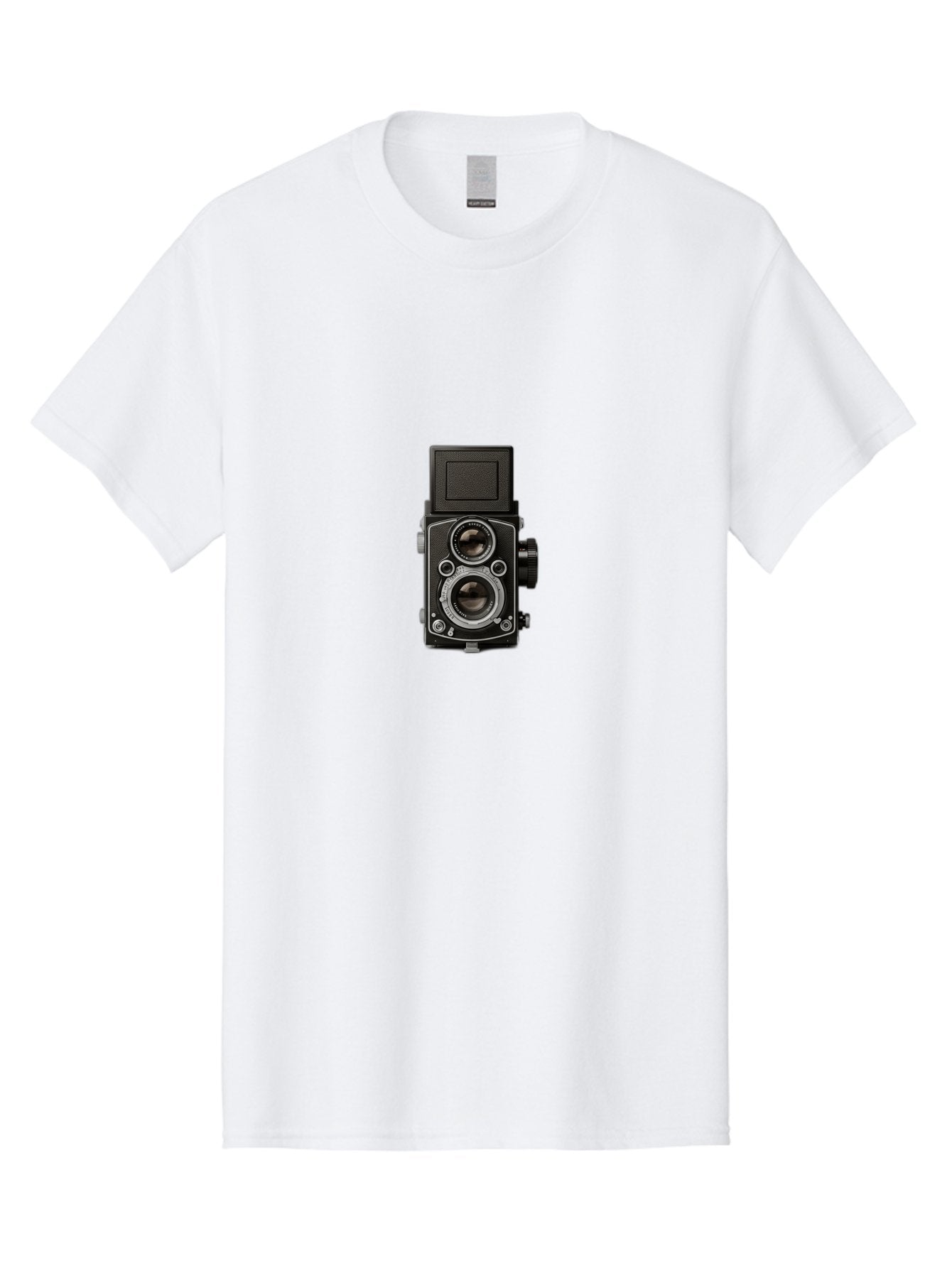 Rolleiflex-Camera Men'S Graphic Tee, 100% Cotton, Comfortable Casual Summer Wear, Machine Washable, Twin Lens Reflex Camera, Vintage Photography, Retro Camera, Photography Equipment, Film Camera, Classic Design, Nostalgic Photography Bae729 14
