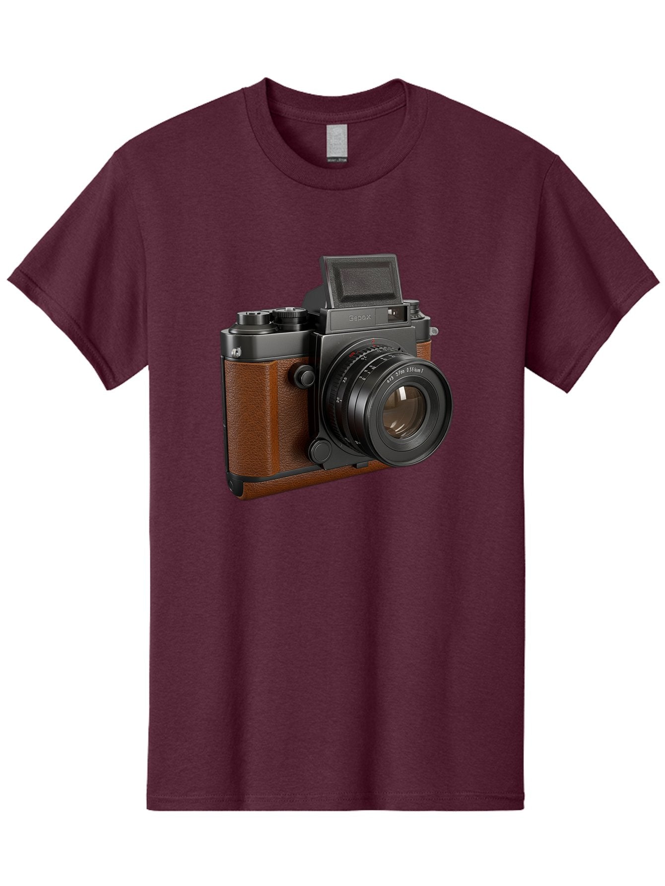 Tlr-Rx-Camera Men'S Graphic Tee, 100% Cotton, Comfortable Casual Summer Wear, Machine Washable, Vintage Camera, Fujifilm X100, Retro Style, Digital Camera, Photography Equipment, Camera Lens, Photographer Gear, Classic Design, Fujifilm Camera Bae802 8