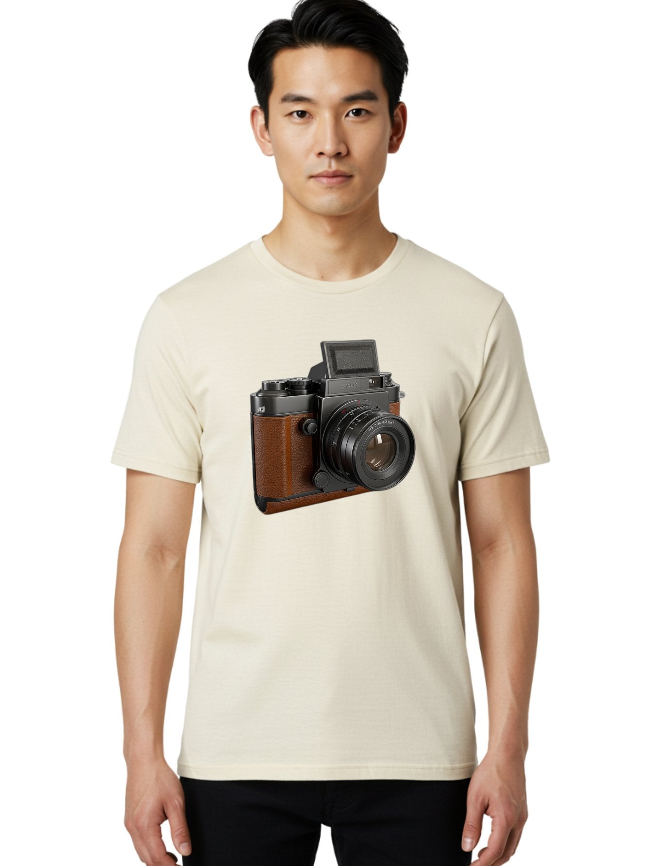 Tlr-Rx-Camera Men'S Graphic Tee, 100% Cotton, Comfortable Casual Summer Wear, Machine Washable, Vintage Camera, Fujifilm X100, Retro Style, Digital Camera, Photography Equipment, Camera Lens, Photographer Gear, Classic Design, Fujifilm Camera Bae802 17