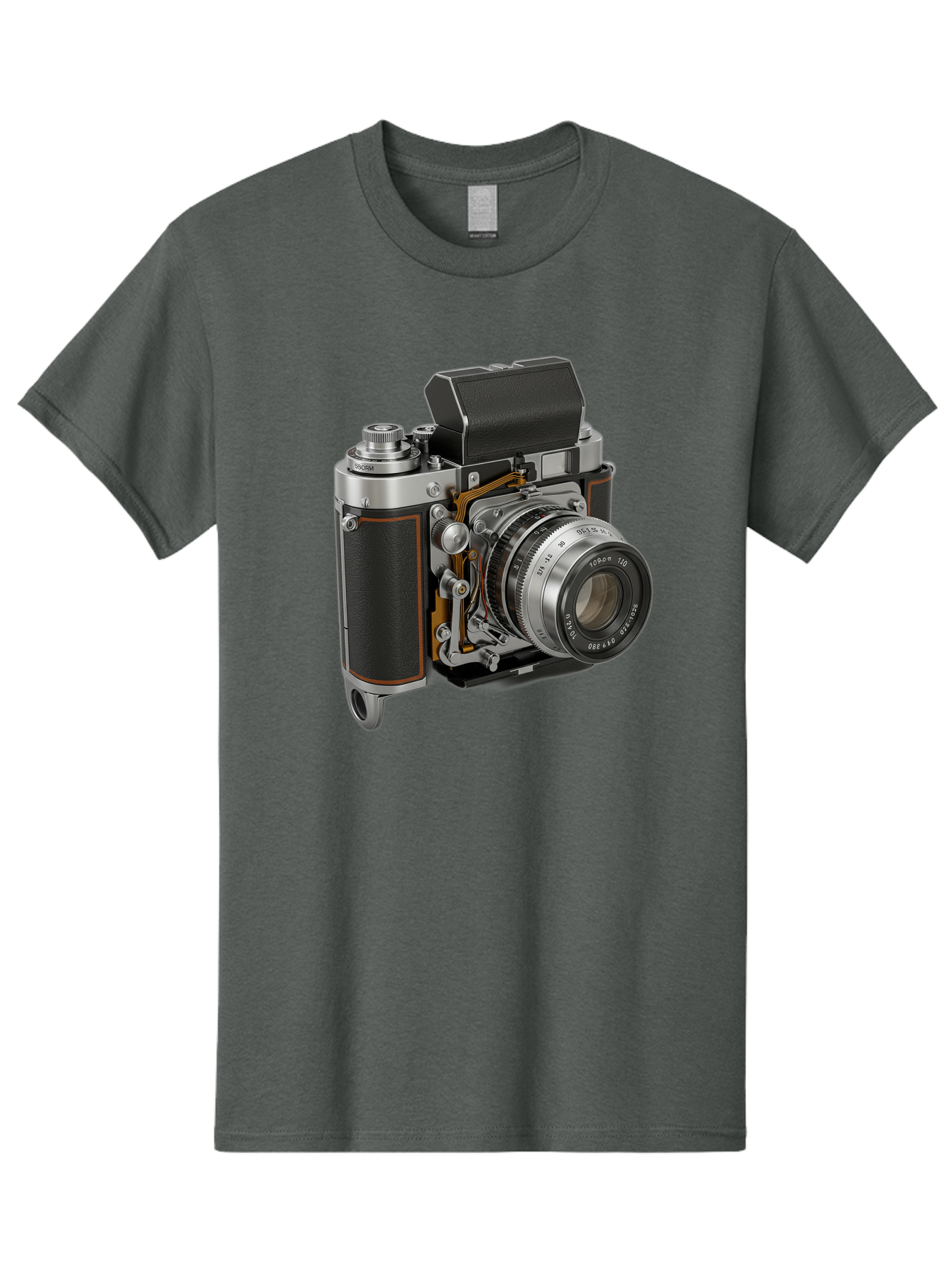 Triotar-Triotar-1-4-5-135 Men'S Graphic Tee, 100% Cotton, Comfortable Casual Summer Wear, Machine Washable, Vintage Camera, Classic Photography, Triotar 50Mm F/2.8 Lens, Retro Camera Body, Antique Camera Equipment, Photography Accessories, Bae803 15