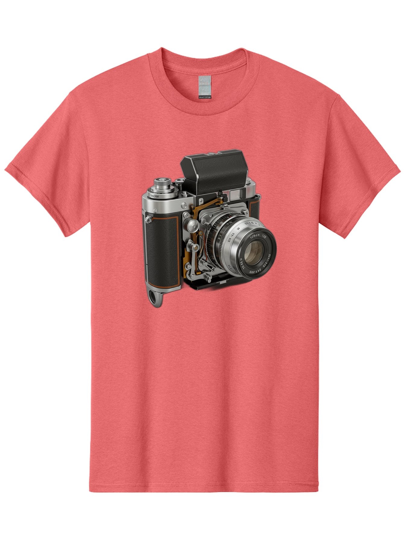 Triotar-Triotar-1-4-5-135 Men'S Graphic Tee, 100% Cotton, Comfortable Casual Summer Wear, Machine Washable, Vintage Camera, Classic Photography, Triotar 50Mm F/2.8 Lens, Retro Camera Body, Antique Camera Equipment, Photography Accessories, Bae803 8