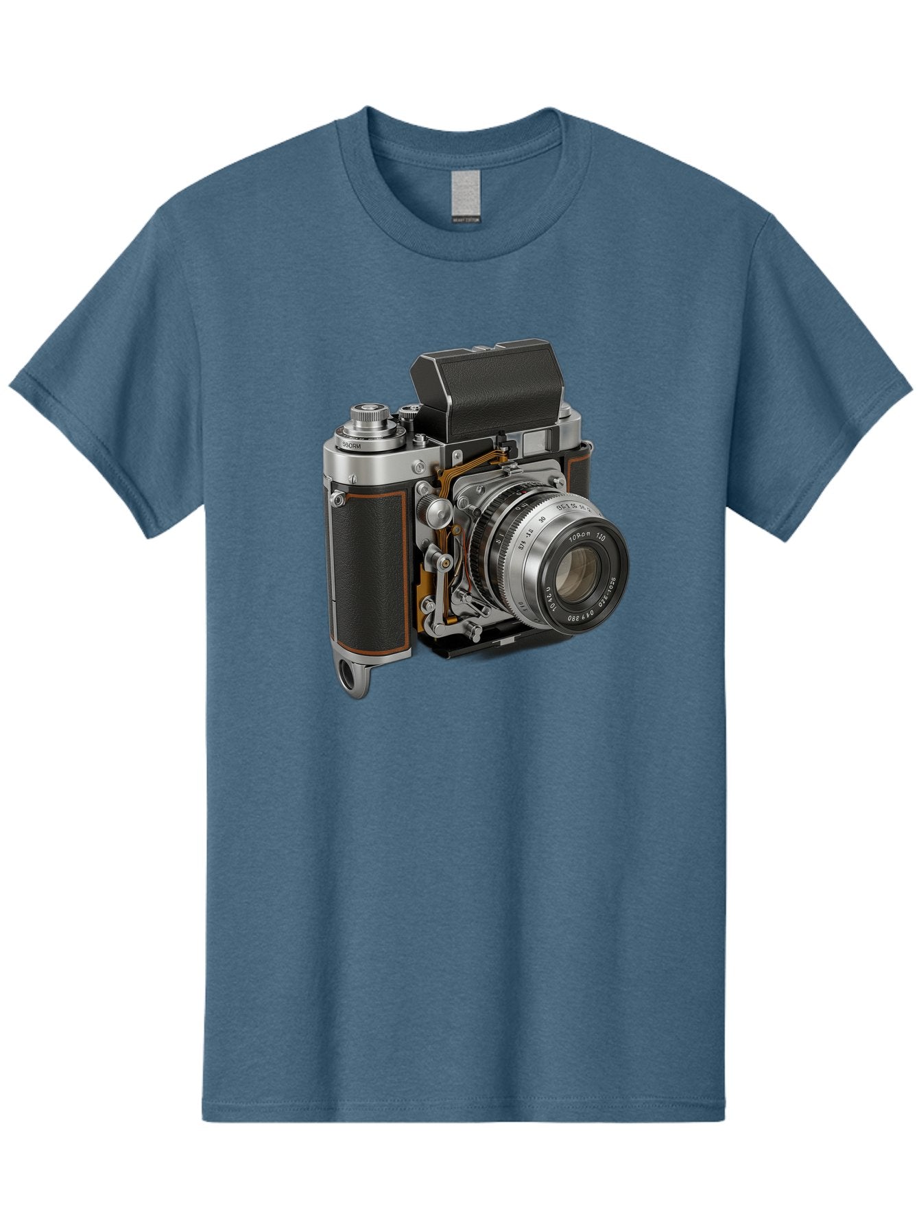 Triotar-Triotar-1-4-5-135 Men'S Graphic Tee, 100% Cotton, Comfortable Casual Summer Wear, Machine Washable, Vintage Camera, Classic Photography, Triotar 50Mm F/2.8 Lens, Retro Camera Body, Antique Camera Equipment, Photography Accessories, Bae803 9