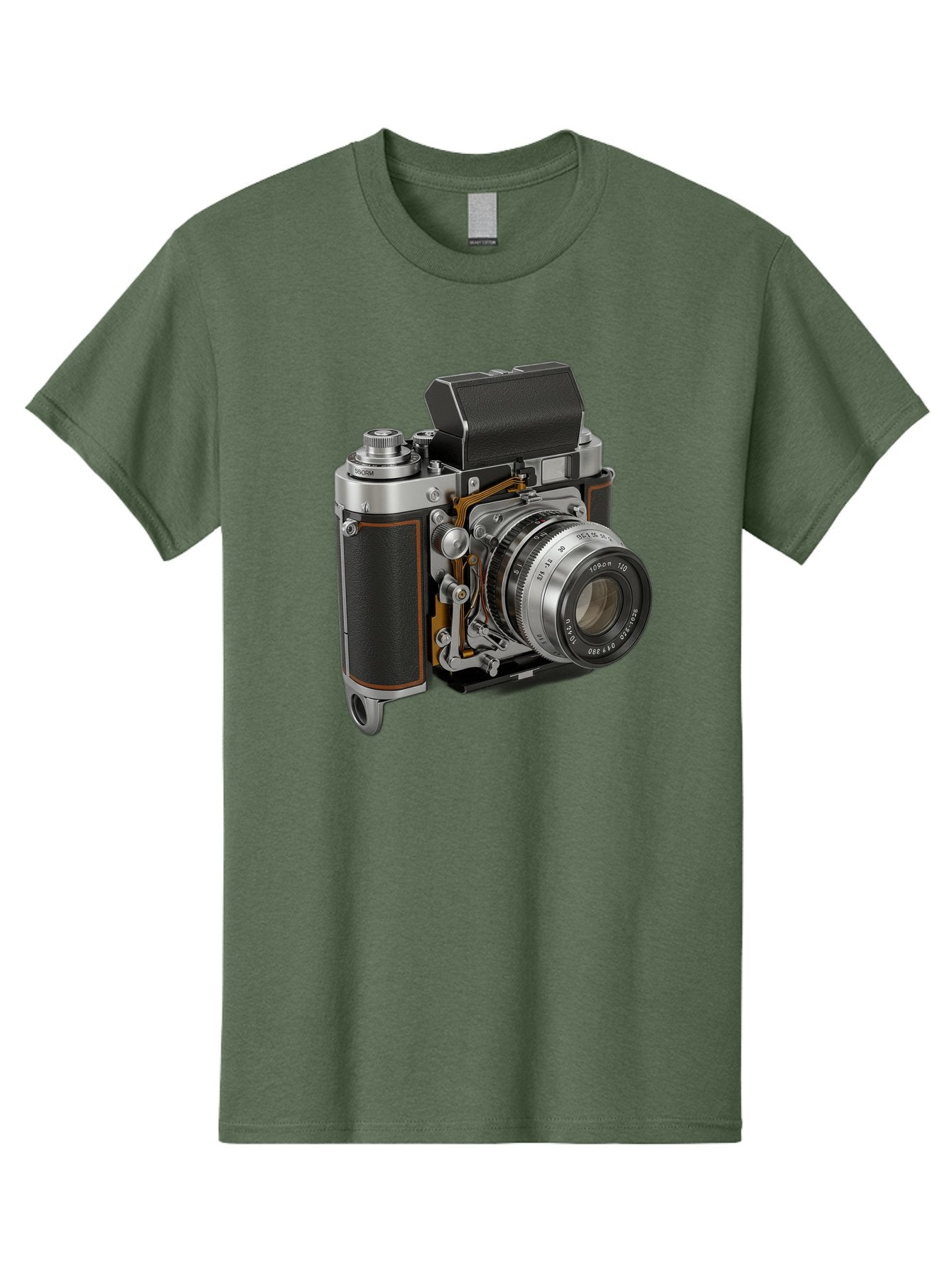 Triotar-Triotar-1-4-5-135 Men'S Graphic Tee, 100% Cotton, Comfortable Casual Summer Wear, Machine Washable, Vintage Camera, Classic Photography, Triotar 50Mm F/2.8 Lens, Retro Camera Body, Antique Camera Equipment, Photography Accessories, Bae803 11