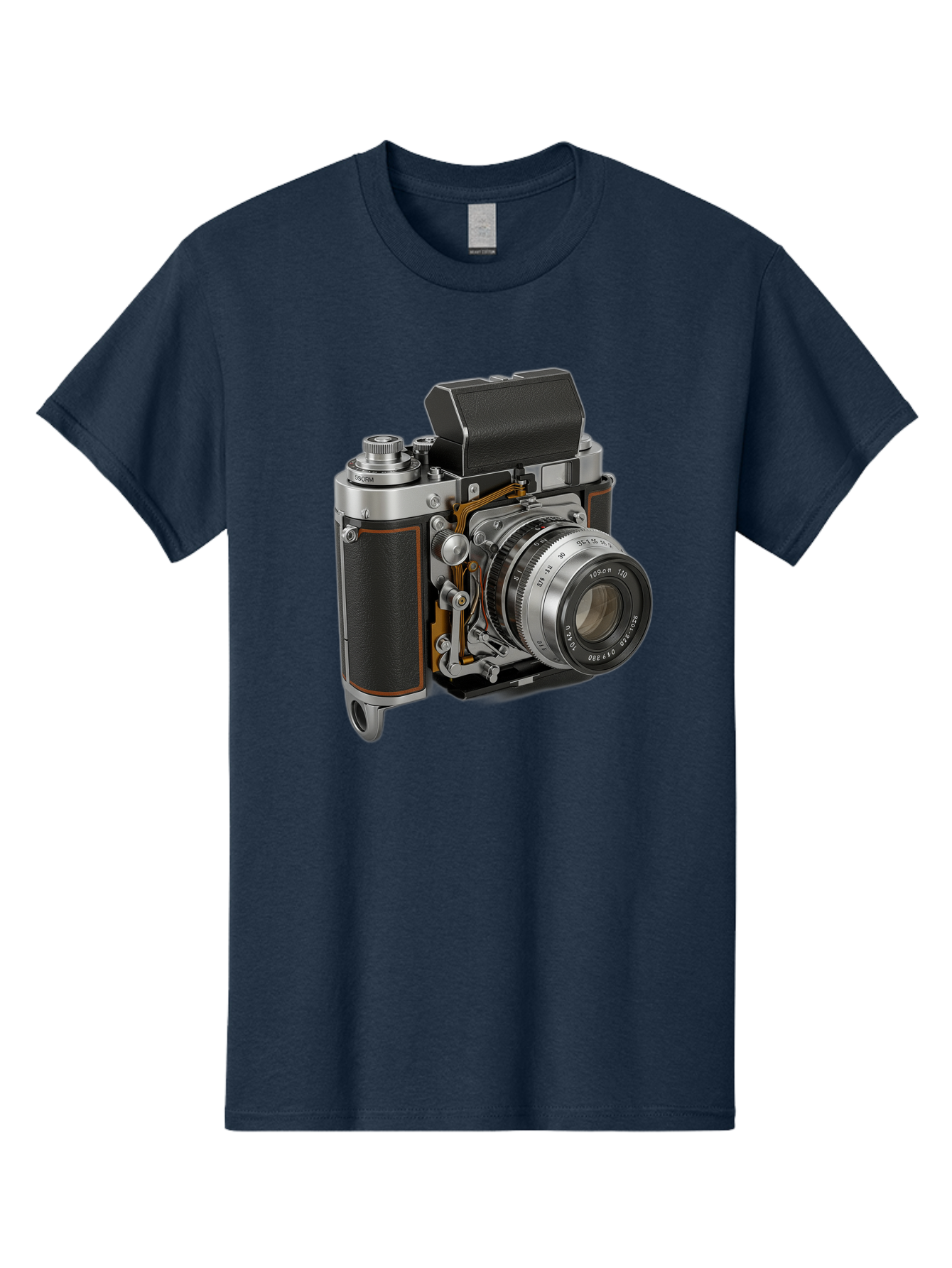 Triotar-Triotar-1-4-5-135 Men'S Graphic Tee, 100% Cotton, Comfortable Casual Summer Wear, Machine Washable, Vintage Camera, Classic Photography, Triotar 50Mm F/2.8 Lens, Retro Camera Body, Antique Camera Equipment, Photography Accessories, Bae803 14
