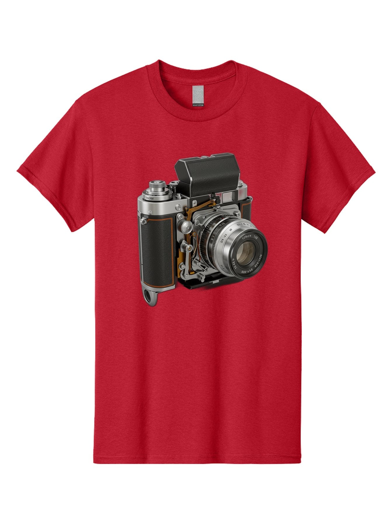 Triotar-Triotar-1-4-5-135 Men'S Graphic Tee, 100% Cotton, Comfortable Casual Summer Wear, Machine Washable, Vintage Camera, Classic Photography, Triotar 50Mm F/2.8 Lens, Retro Camera Body, Antique Camera Equipment, Photography Accessories, Bae803