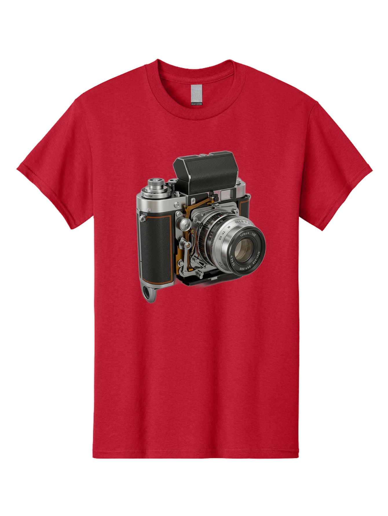 Triotar-Triotar-1-4-5-135 Men'S Graphic Tee, 100% Cotton, Comfortable Casual Summer Wear, Machine Washable, Vintage Camera, Classic Photography, Triotar 50Mm F/2.8 Lens, Retro Camera Body, Antique Camera Equipment, Photography Accessories, Bae803 10