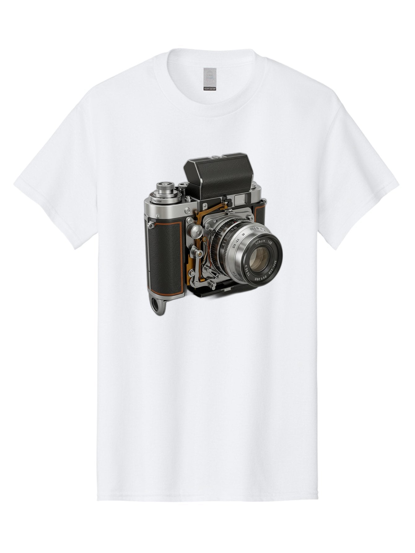 Triotar-Triotar-1-4-5-135 Men'S Graphic Tee, 100% Cotton, Comfortable Casual Summer Wear, Machine Washable, Vintage Camera, Classic Photography, Triotar 50Mm F/2.8 Lens, Retro Camera Body, Antique Camera Equipment, Photography Accessories, Bae803 14