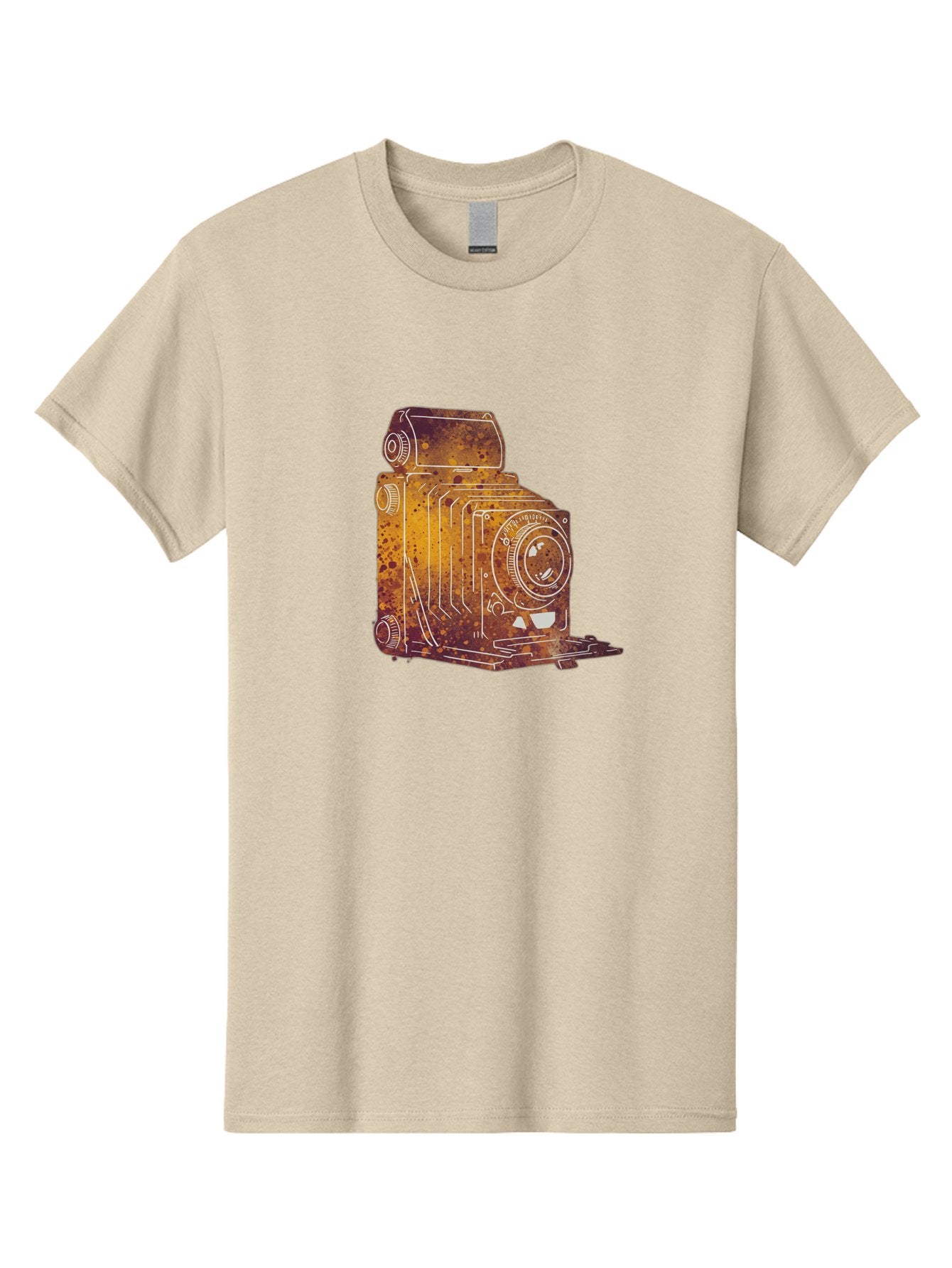 Vintage-Camera-10 Men'S Graphic Tee, 100% Cotton, Comfortable Casual Summer Wear, Machine Washable, Vintage Camera, Classic Photography, Retro Style, Worn Texture, Distressed Finish, Nostalgic Feel, Analog Photography, Film Camera, Bae805