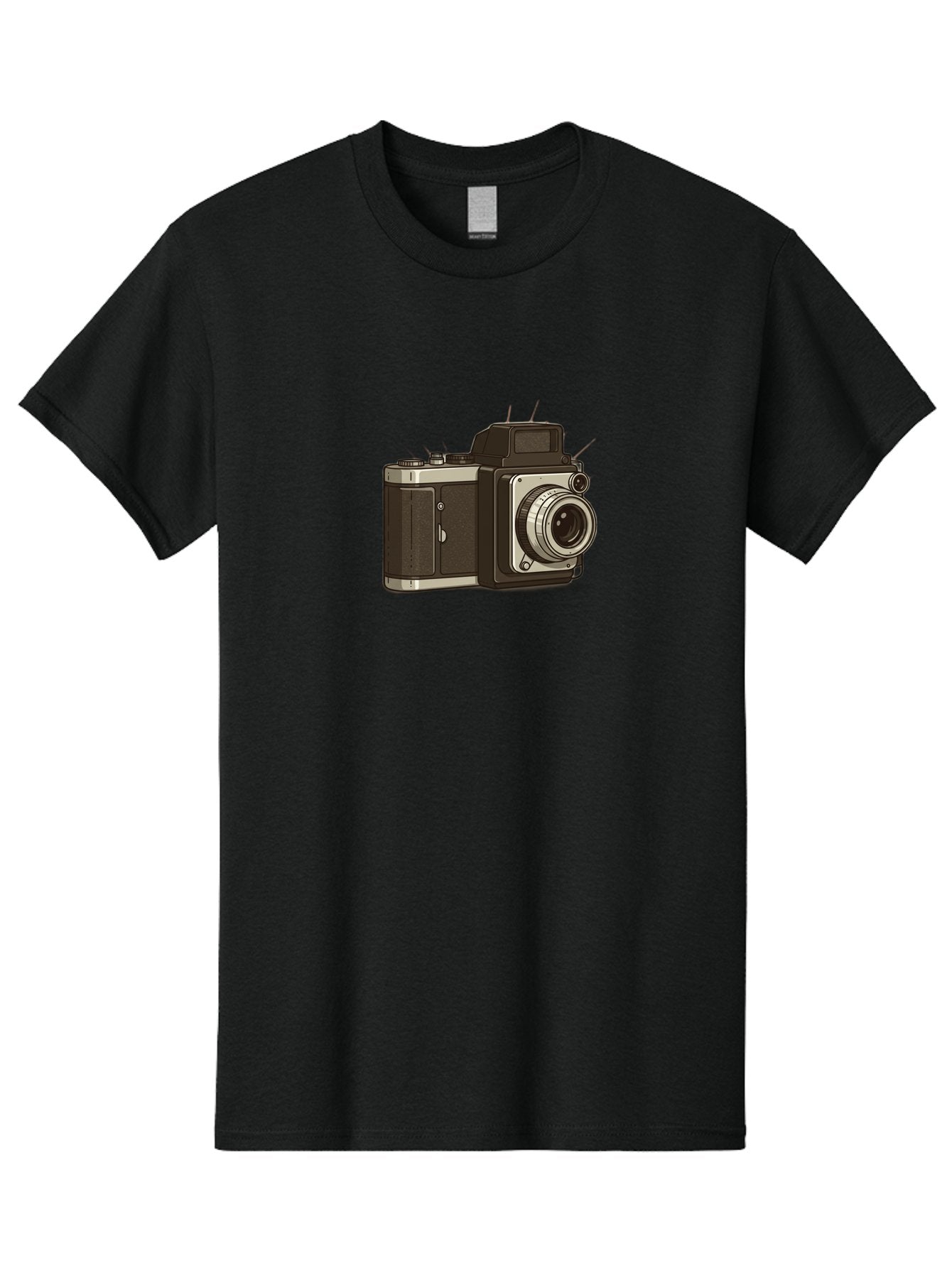 Vintage-Camera-2 Men'S Graphic Tee, 100% Cotton, Comfortable Casual Summer Wear, Machine Washable, Vintage Camera, Retro Photography, Film Camera, Classic Design, Photography Equipment, Nostalgic Feel, Camera Lens Bae806 5