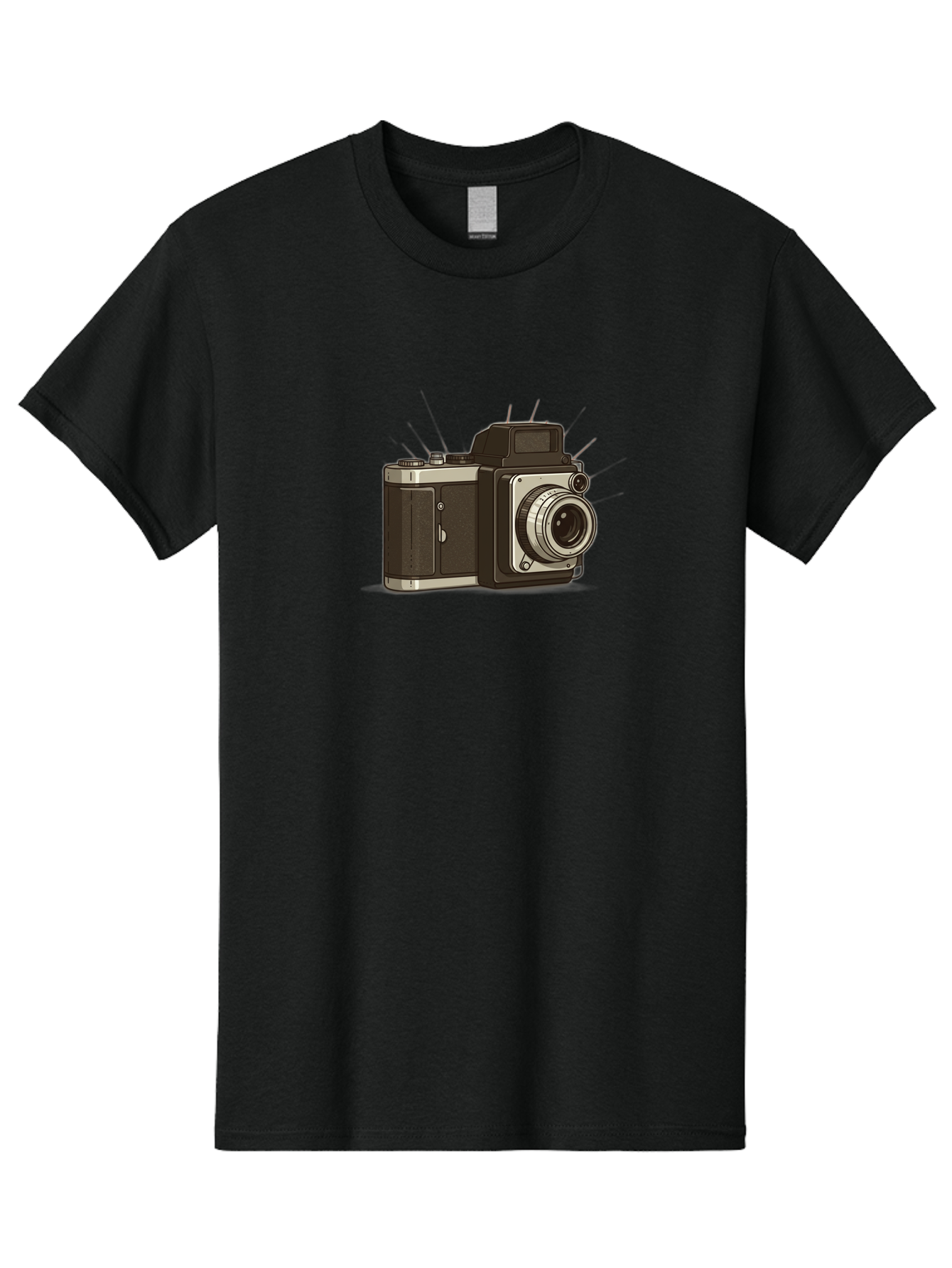 Vintage-Camera-2 Men'S Graphic Tee, 100% Cotton, Comfortable Casual Summer Wear, Machine Washable, Vintage Camera, Retro Photography, Film Camera, Classic Design, Photography Equipment, Nostalgic Feel, Camera Lens Bae806 8