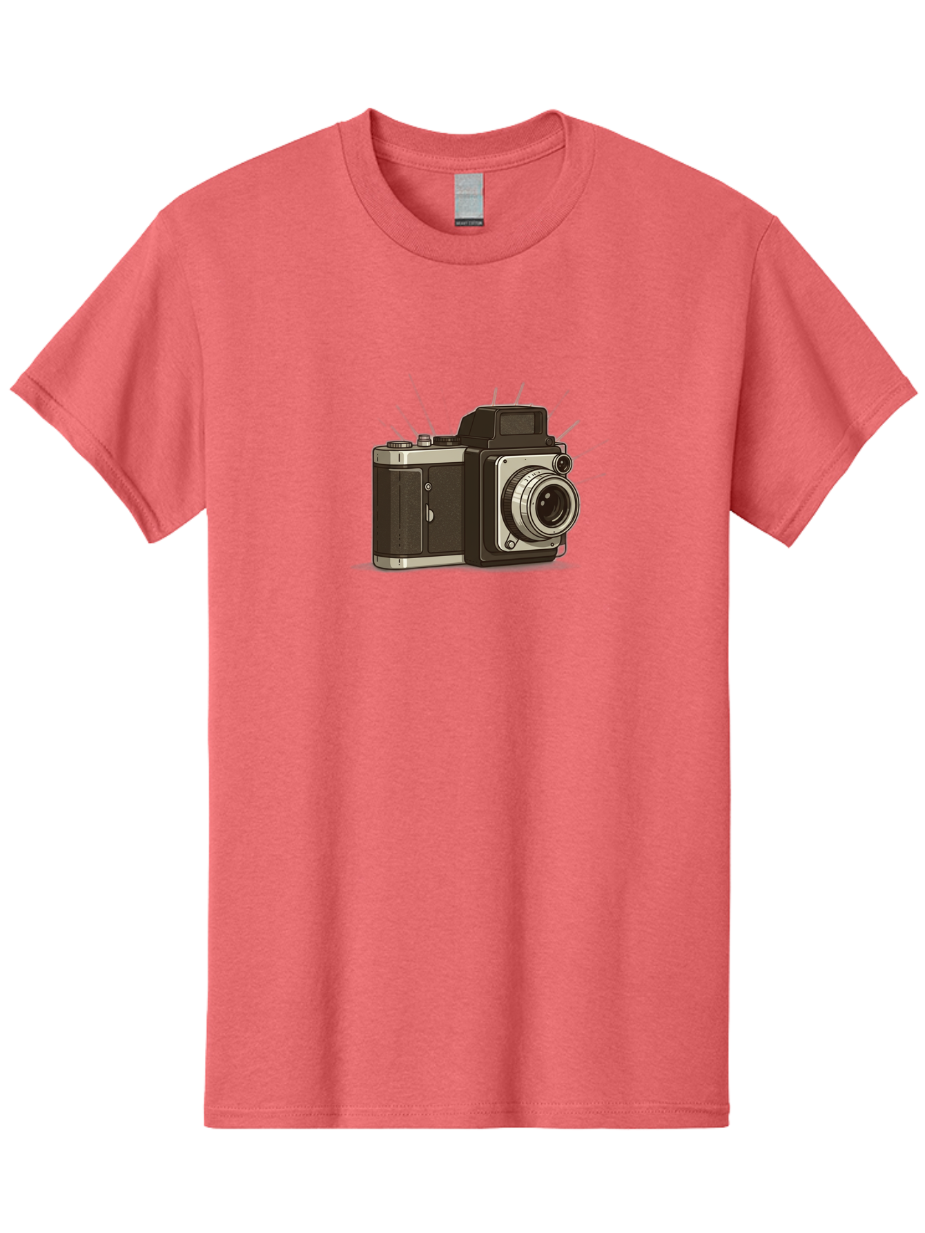 Vintage-Camera-2 Men'S Graphic Tee, 100% Cotton, Comfortable Casual Summer Wear, Machine Washable, Vintage Camera, Retro Photography, Film Camera, Classic Design, Photography Equipment, Nostalgic Feel, Camera Lens Bae806 7