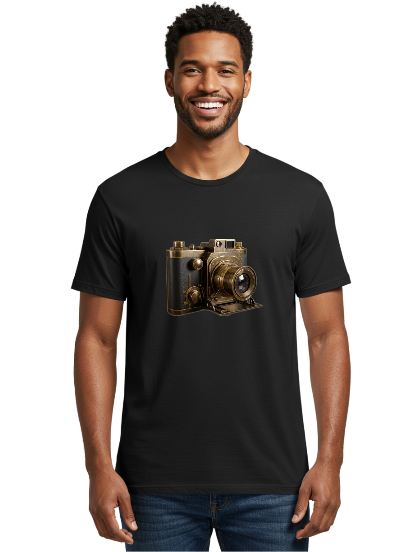 Vintage-Camera-3 Men'S Graphic Tee, 100% Cotton, Comfortable Casual Summer Wear, Machine Washable, Vintage Camera, Antique Photography, Retro Camera Design, Classic Accessories, Nostalgic Photography Equipment Bae807 19