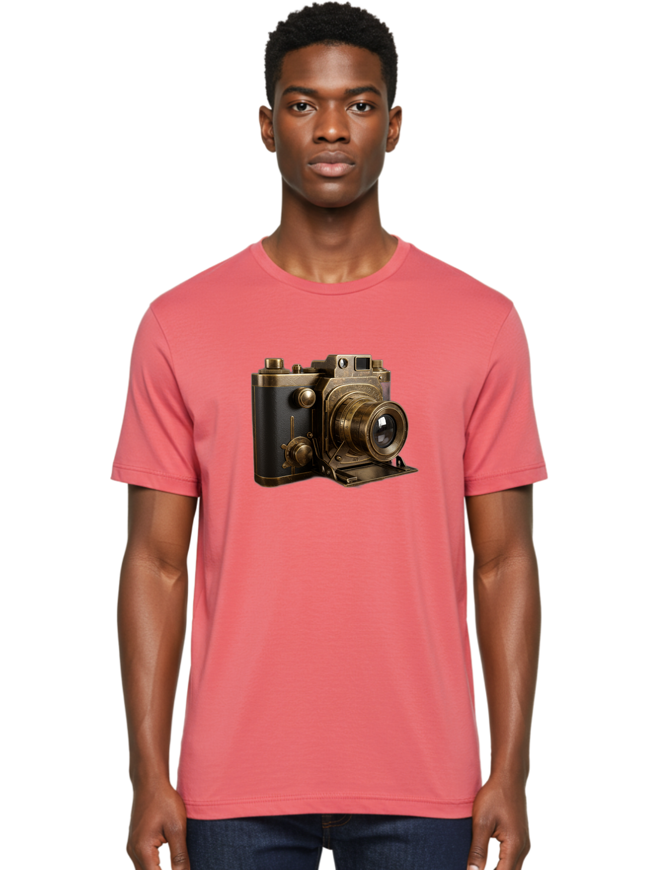 Vintage-Camera-3 Men'S Graphic Tee, 100% Cotton, Comfortable Casual Summer Wear, Machine Washable, Vintage Camera, Antique Photography, Retro Camera Design, Classic Accessories, Nostalgic Photography Equipment Bae807 30